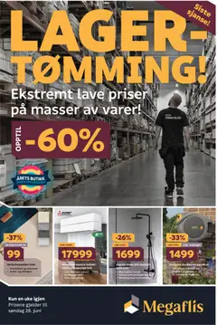 Forhåndsvisning av Megaflis kundeavis gyldig fra 21.06.2026