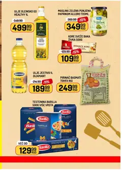 TESTENINA BARILLA 500G VIŠE VRSTA, Fusilli N. 90, Farfalle, Penne Lisce Macarrones, Spaghetti n.5 - pregled Aman kataloga - važi od 03.07.2026 | Strana: 9