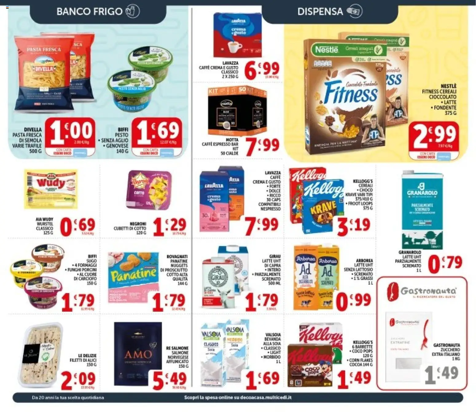 Volantino Decò del 08.06.2026 | Pagina: 10 | Prodotti: Cioccolato, Salmone, Cereali, Latte