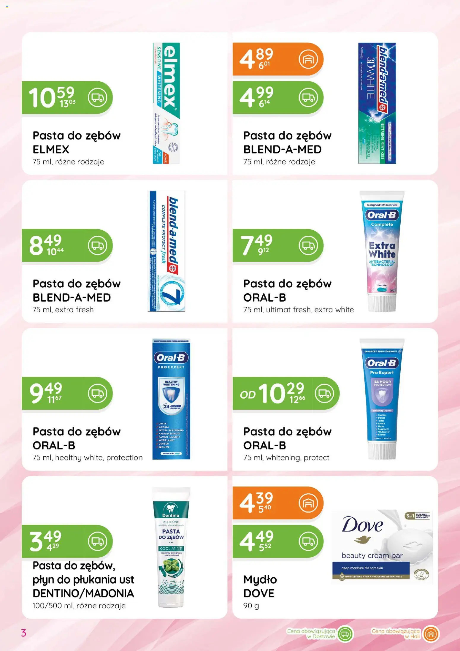 Eurocash gazetka - Katalog Chemiczny od 04.06.2026 | Strona: 3 | Produkty: Mydło, Pasta do zębów, Płyn do płukania ust