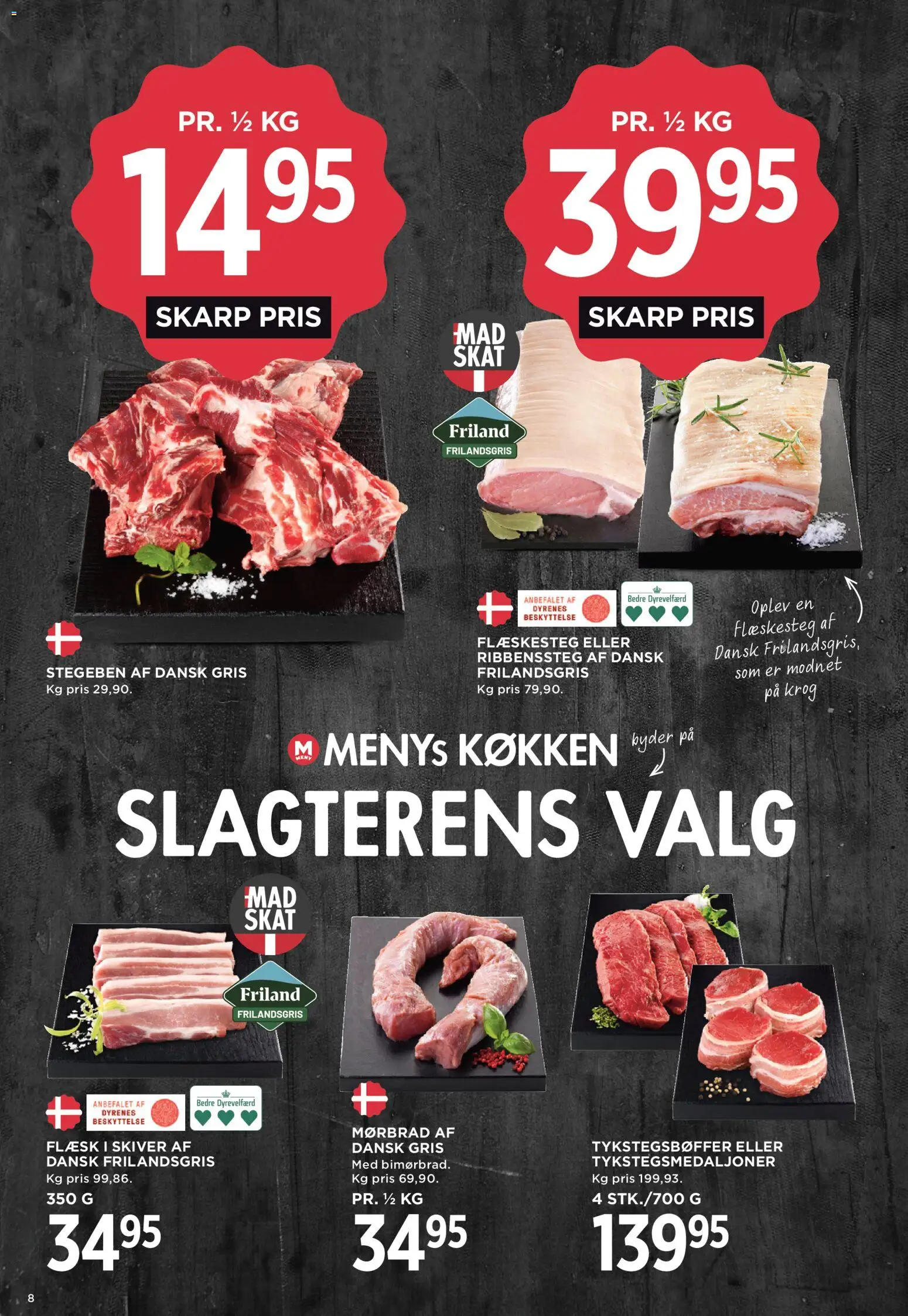 Meny tilbudsavis – gyldig fra 09/09/2026 | Side: 9 | Produkter: Flæskesteg, Søm