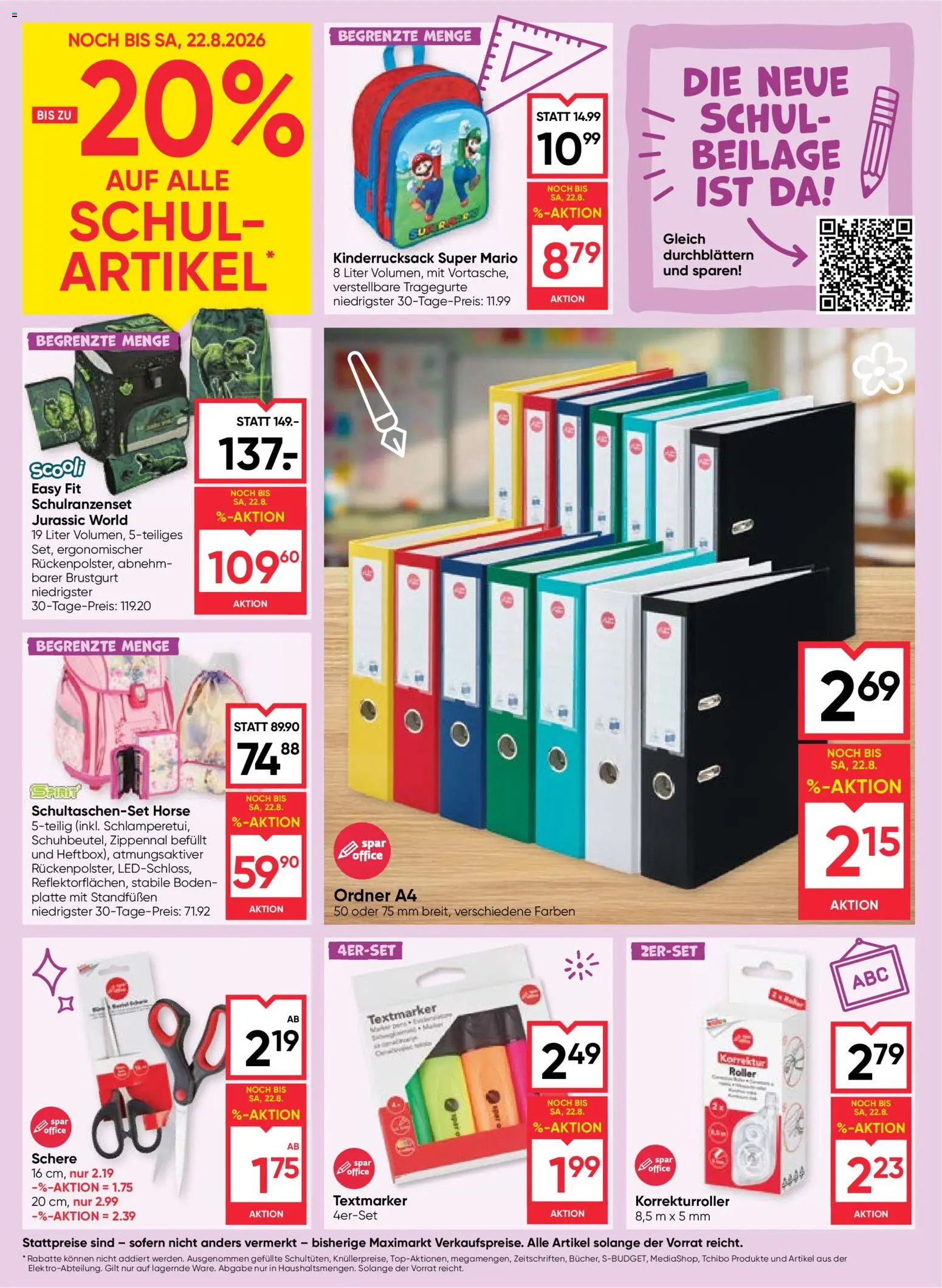 Maximarkt Flugblatt gültig ab 06.08.2026 | Seite: 20