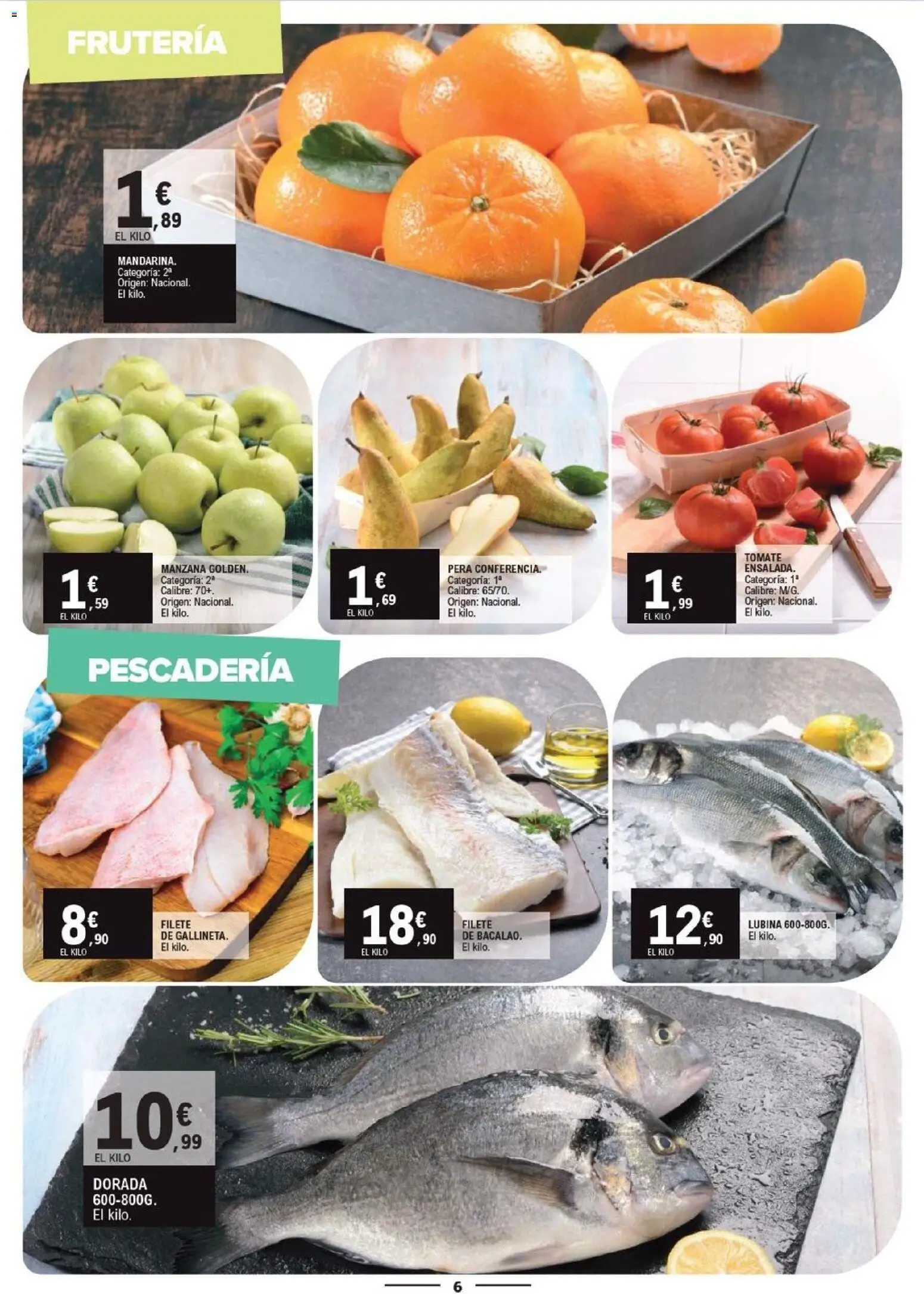 E.Leclerc - Vitoria-Gasteiz │ válido desde el 28/10/2026 | Página: 6 | Productos: Tomate, Manzana, Filete