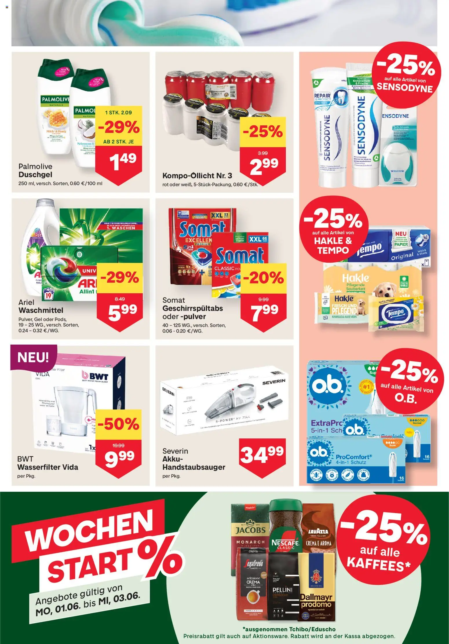 MPREIS Flugblatt gültig ab 28.05.2026 | Seite: 11 | Produkte: Duschgel, Waschmittel