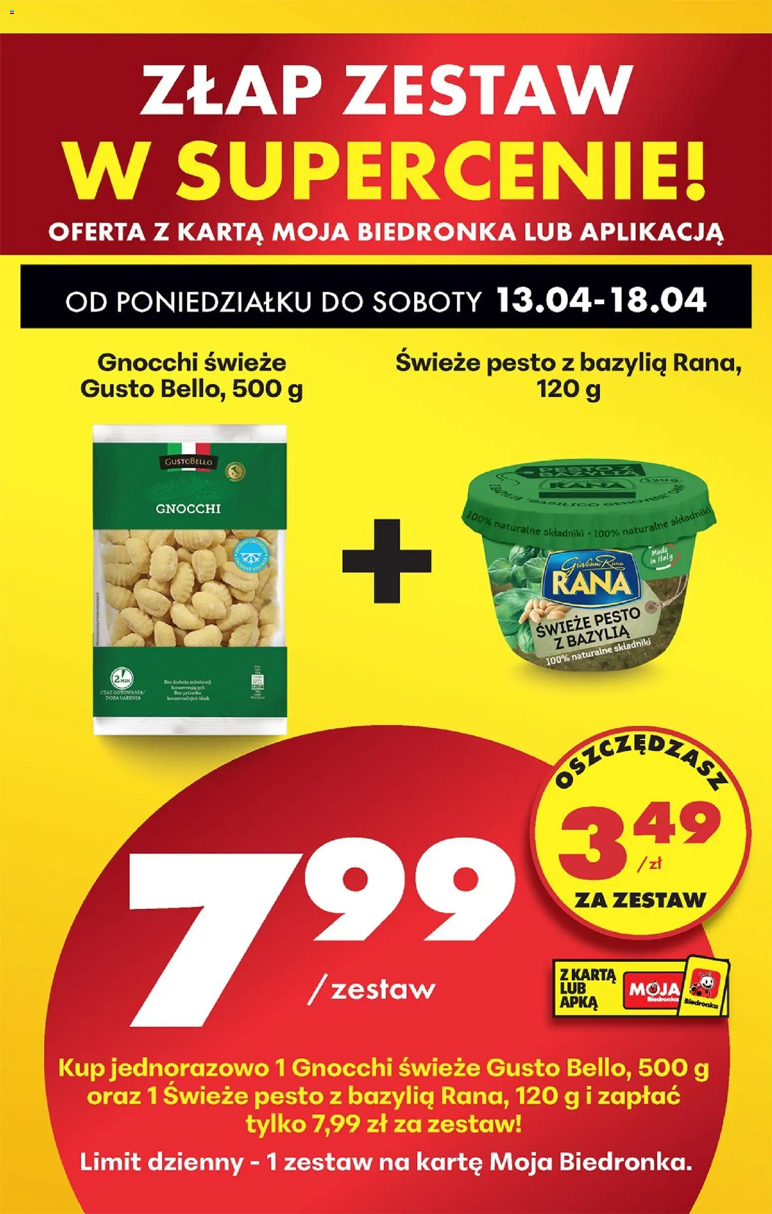 Biedronka Polsko leták od 13.04.2026 | Strana: 86 | Produkty: Pesto, Gnocchi