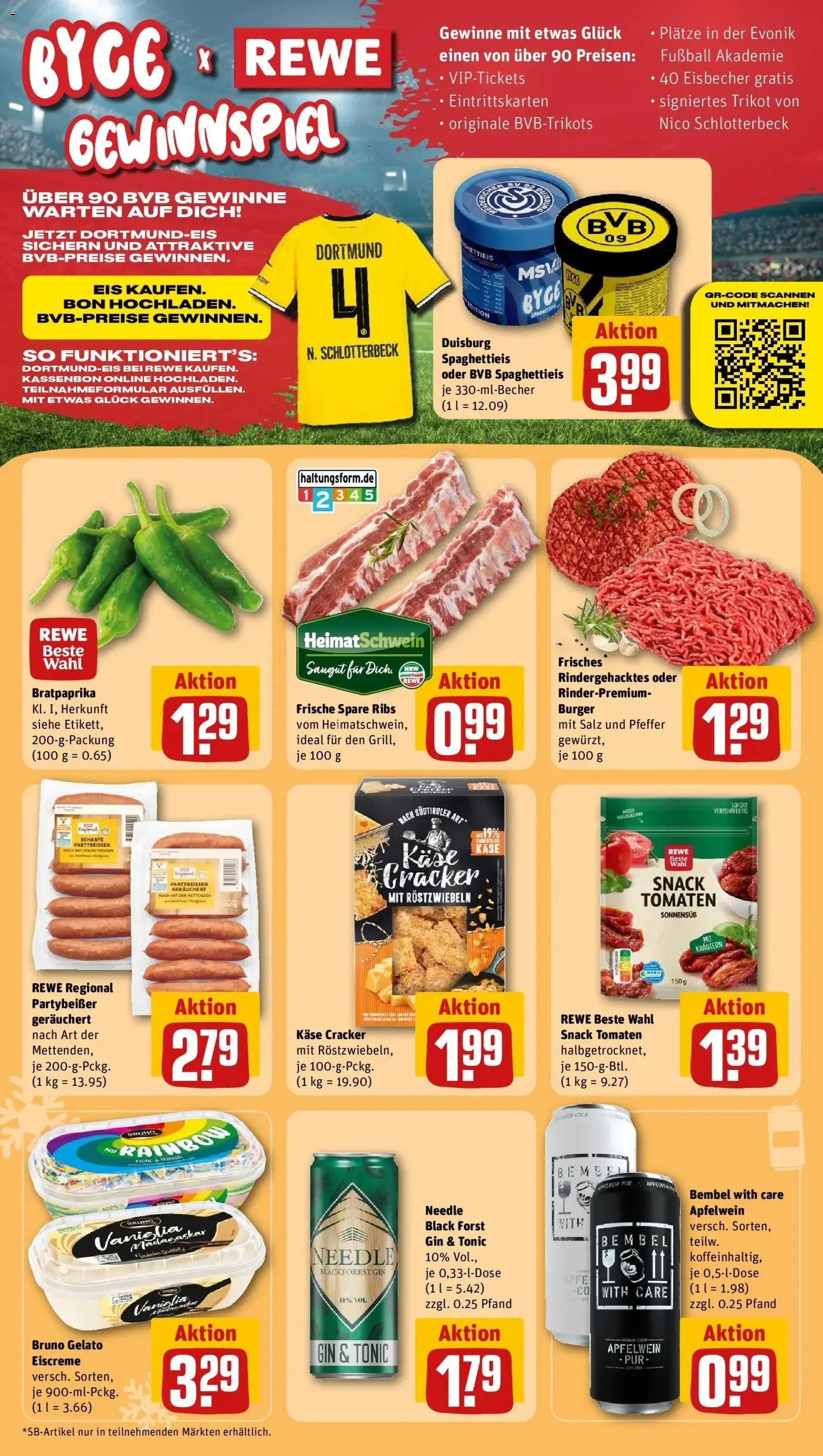 REWE Prospekt ab 10.08.2026 zum Blättern » Angebote | Seite: 19 | Produkte: Cola, Käse, Eiscreme, Gin
