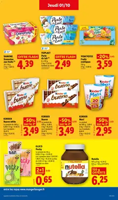 LIDL - Prévisualisation de YOPLAIT Perle de lait, 6 pots x 125 g Variétés au choix valide à partir de 01/10/2026 | Page: 21