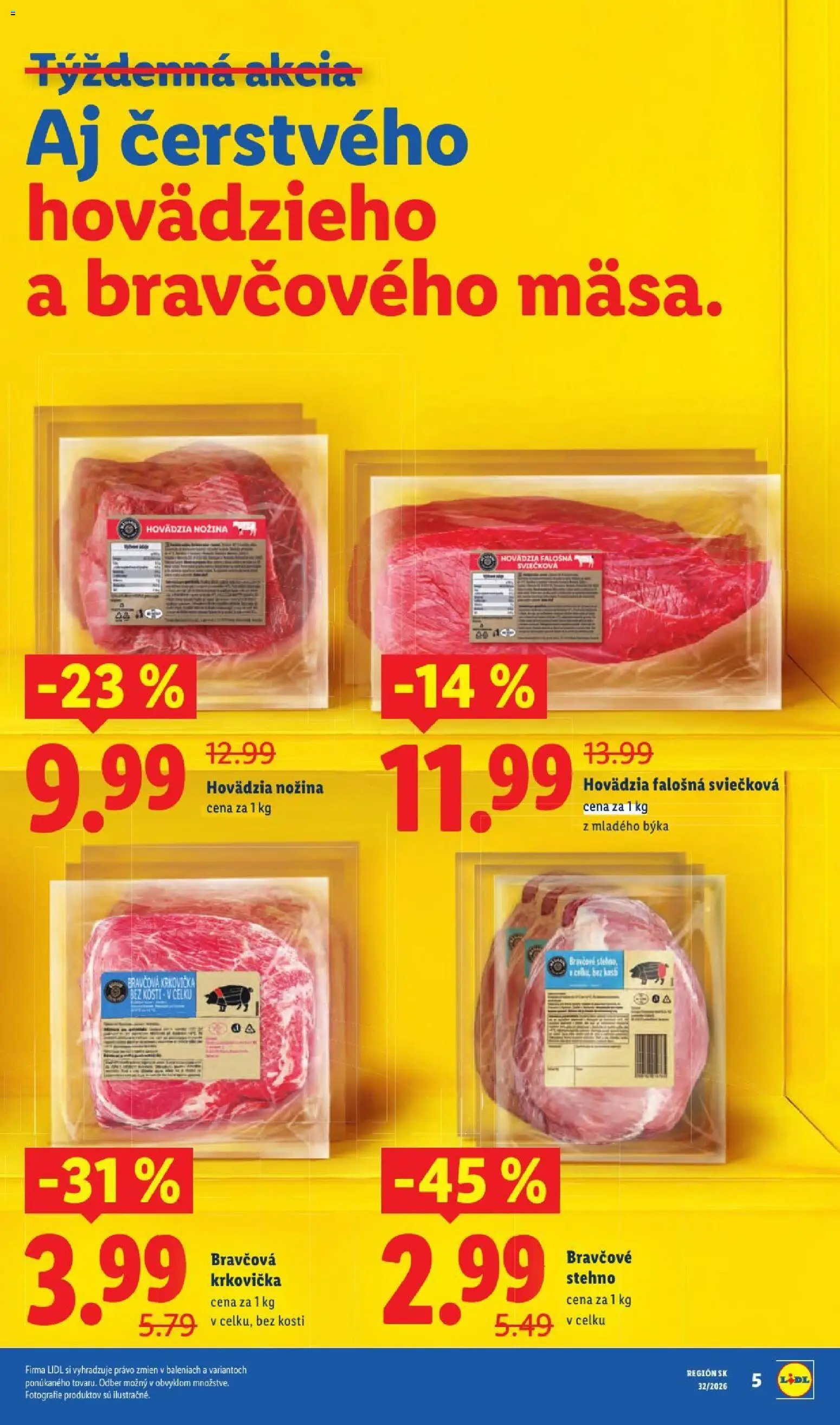 Nové Lidl akcie – leták je platný od 03.08.2026 | Strana: 7