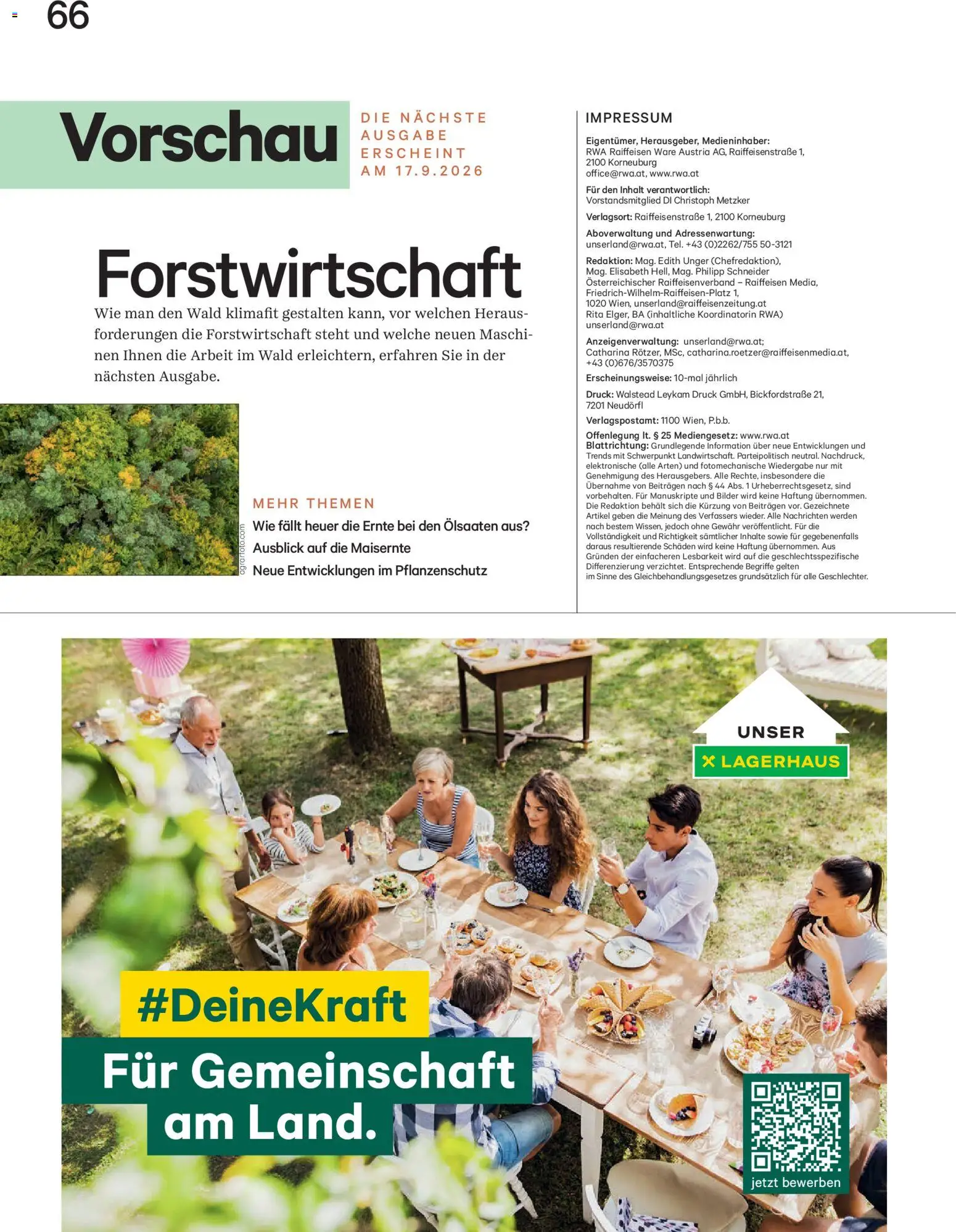 Lagerhaus Unser Land September 2026 gültig ab 01.09.2026 | Seite: 66