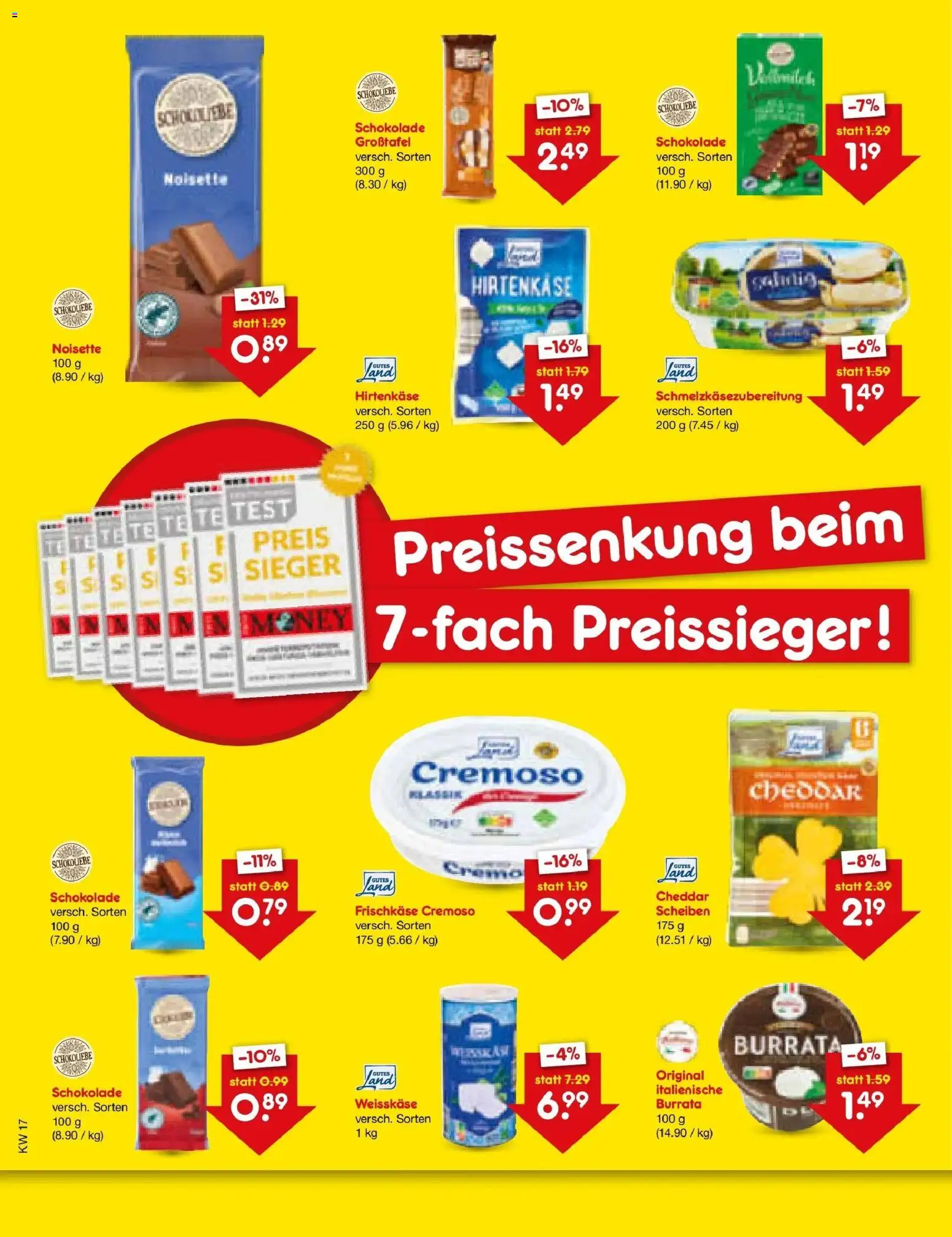 Netto Marken-Discount Prospekt Nordhausen	 – gültig ab 17.05.2026 | Seite: 40 | Produkte: Schokolade, Burrata, Frischkase