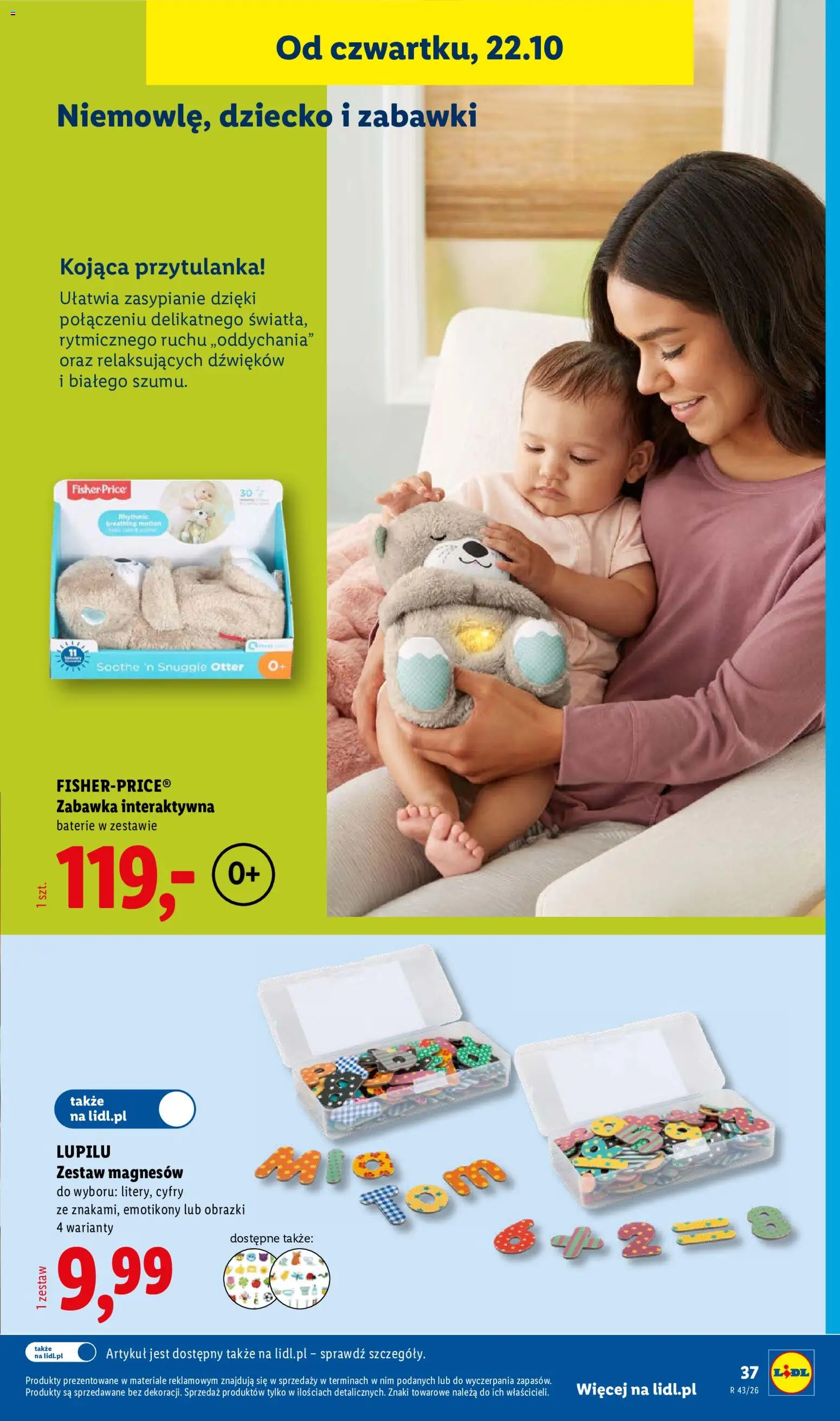 Lidl Polsko katalog od 19.10.2026 | Strana: 47 | Produkty: Fisher price, Baterie