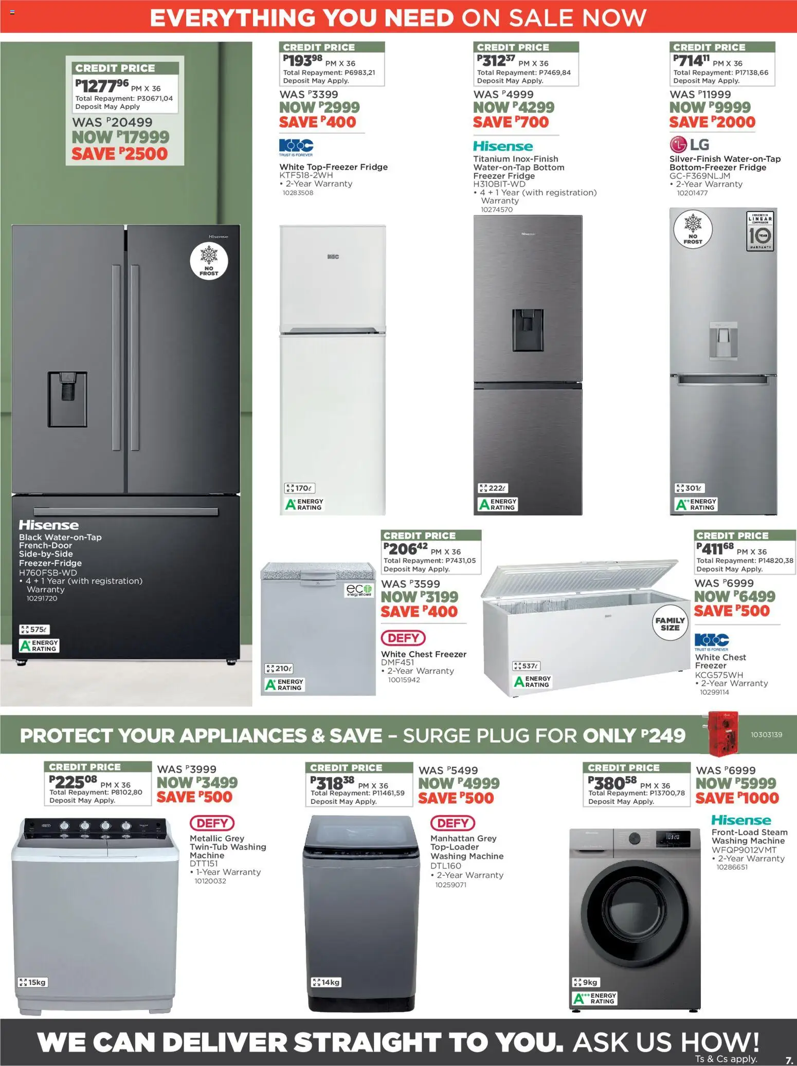 New House and Home catalogue – valid from 16.03.2026 | Page: 7 | Products: Freezer, Washing machine, Freezer fridge, Chest freezer