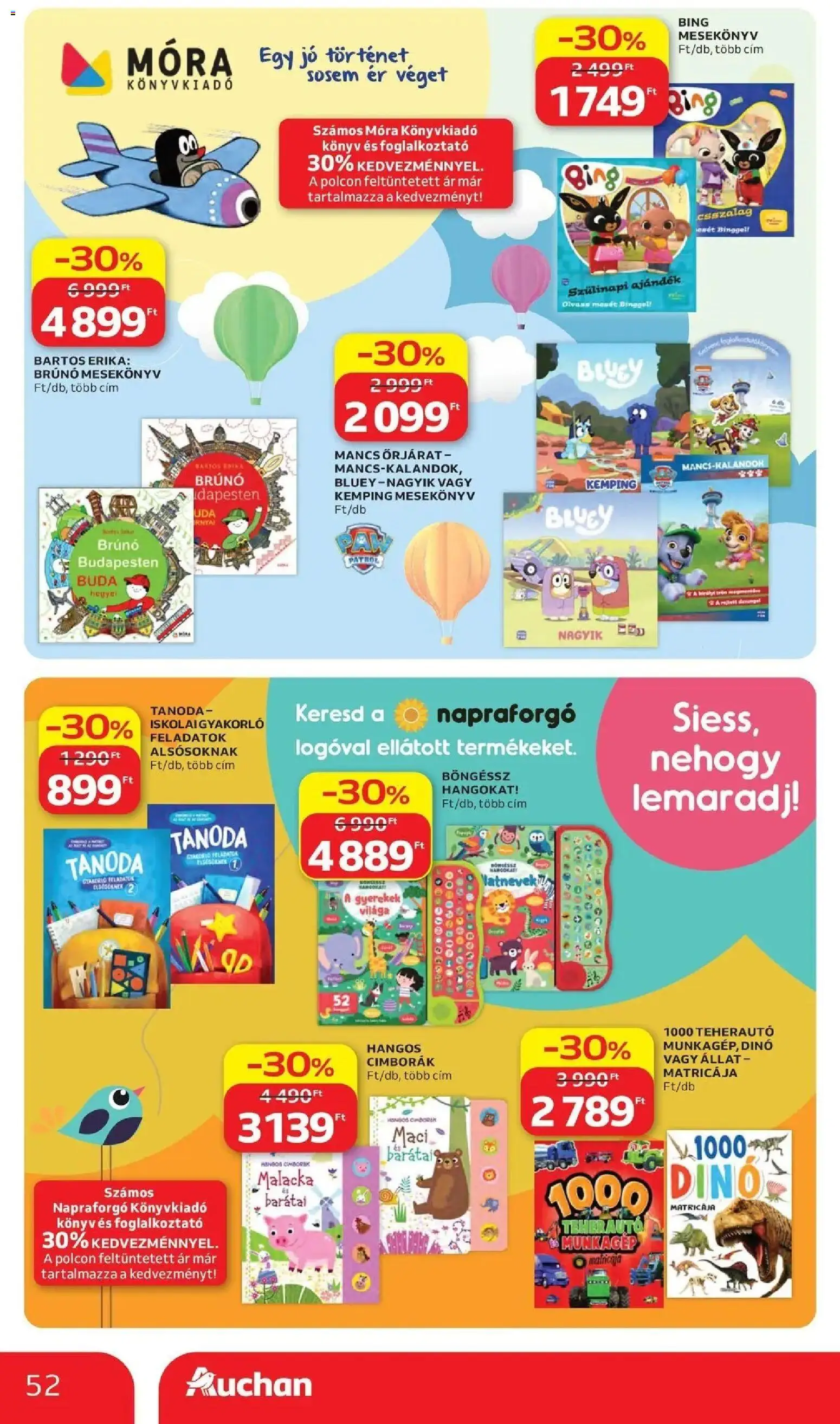 Auchan akciós ujság - amely érvényes a következő dátumtól: 28.05.2026 | Oldal: 52 | Termékek: Ing