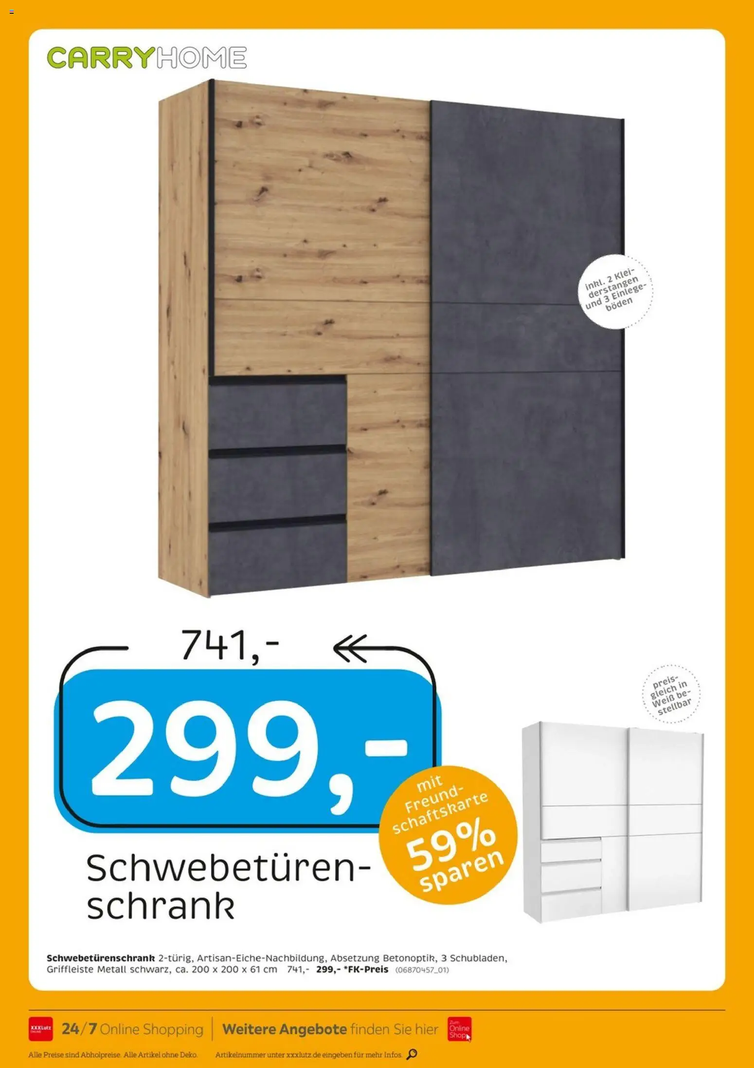 XXXLutz Junges Wohnen – gültig ab 10.06.2026 | Seite: 10 | Produkte: Schwebetürenschrank, Schrank
