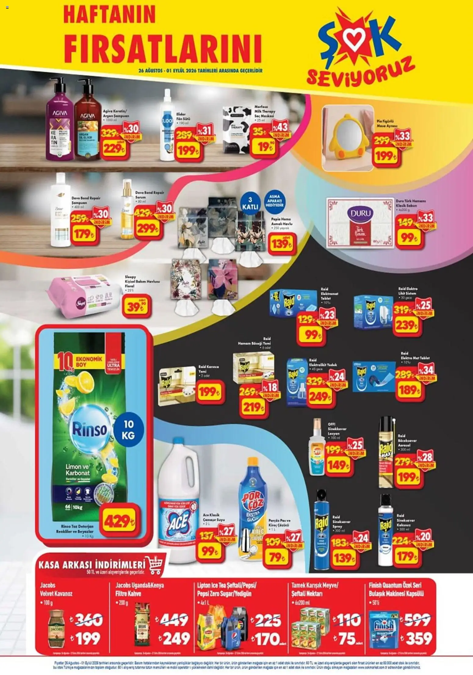 Şok Market Katalog - 26 Ağustos 2026 tarihinden itibaren geçerlidir | Sayfa: 2 | Ürünler: Sabun, Limon, Tablet, Ice tea