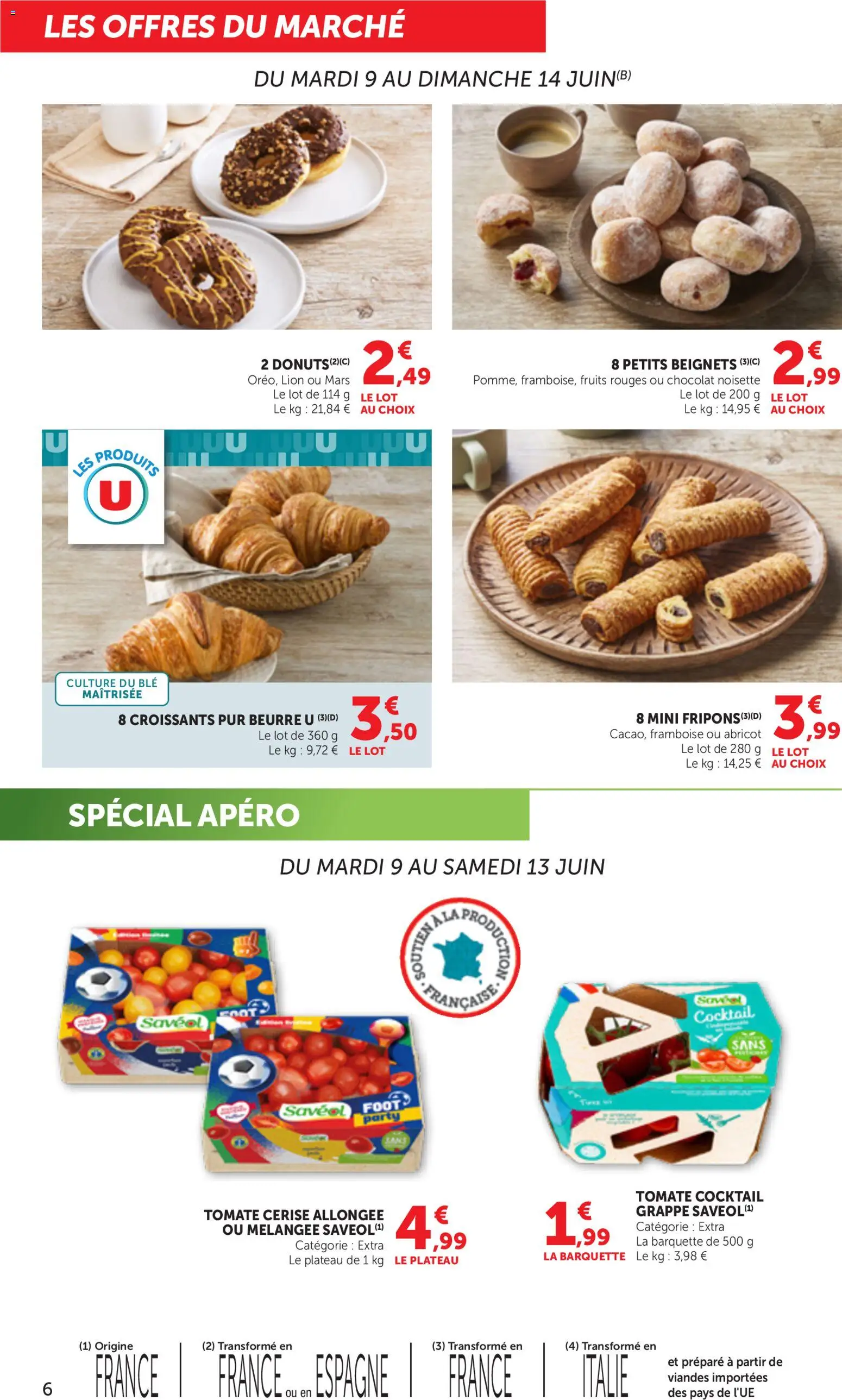 {H1} | Page: 6 | Produits: Abricot, Framboise, Noisette, Tomate cerise