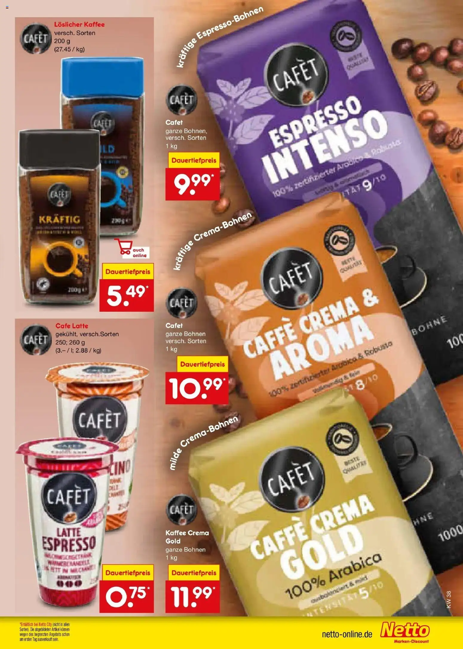 Netto Marken-Discount Prospekt Unna – gültig ab 14.09.2026 | Seite: 17 | Produkte: Kaffee, Löslicher Kaffee
