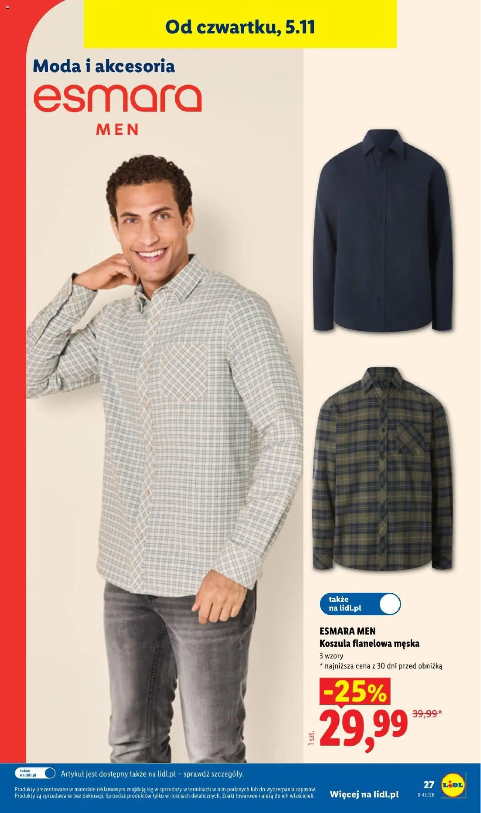 Lidl Katalog od 02.11.2026 | Strona: 33 | Produkty: Koszula