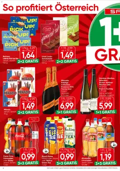 Spar Flugblatt ab 24.09.2026 gültig | Seite: 6 | Produkte: Eis, Zitrone, Pfirsich, Tee