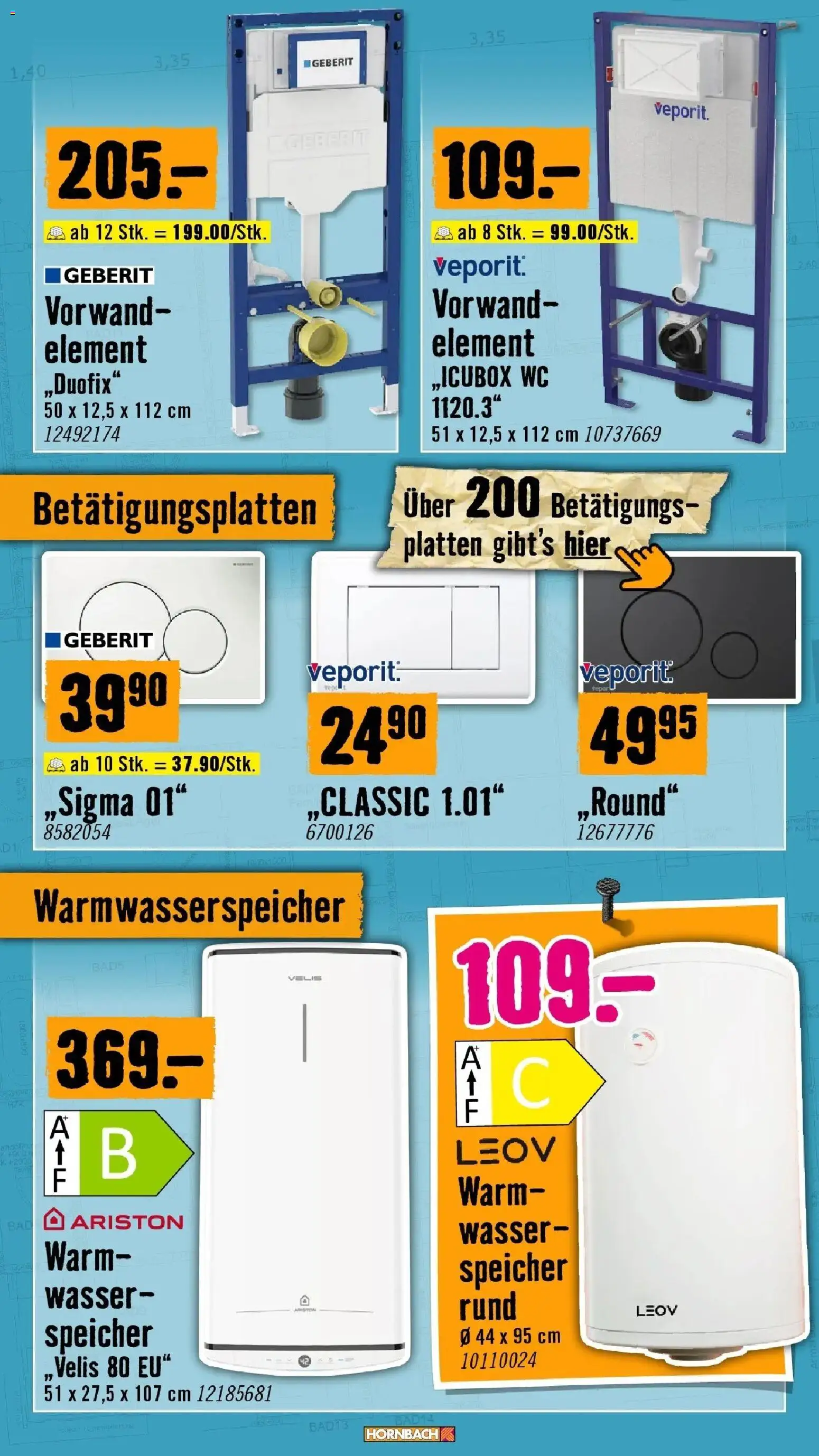 Hornbach - Hornbach: Kürzere Tage wecken Deinen Ehrgeiz. von 07.10.2026 - Aktuelle Angebote | Seite: 45 | Produkte: Wasser
