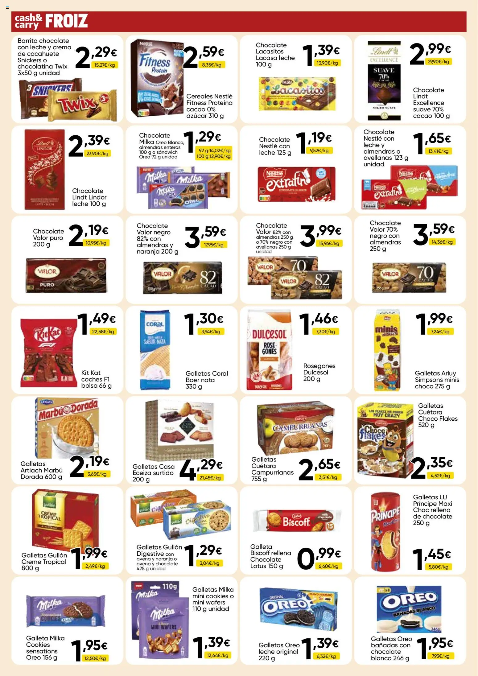 Froiz - Folleto Cash │ válido desde el 03.03.2026 | Página: 4 | Productos: Crema, Galletas, Bolsa, Φρυγανιές σικάλεως