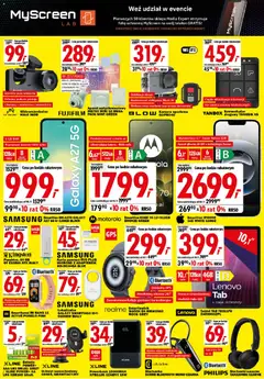 Pogląd oferty "Mediaexpert promocje - Wielkie otwarcie Konstantynów Łódzki" - ważna od 29.10.2026 | Strona: 4 | Produkty: Karta, Smartfon, Kamera sportowa, Pomelo