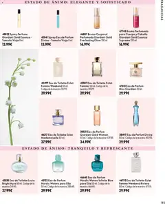 Vista previa Oriflame - Catálogo Campaña 14 válido desde el 07/10/2026 | Página: 85 | Productos: Perfume, Eau de toilette, Bruma perfumada, Eau de parfum