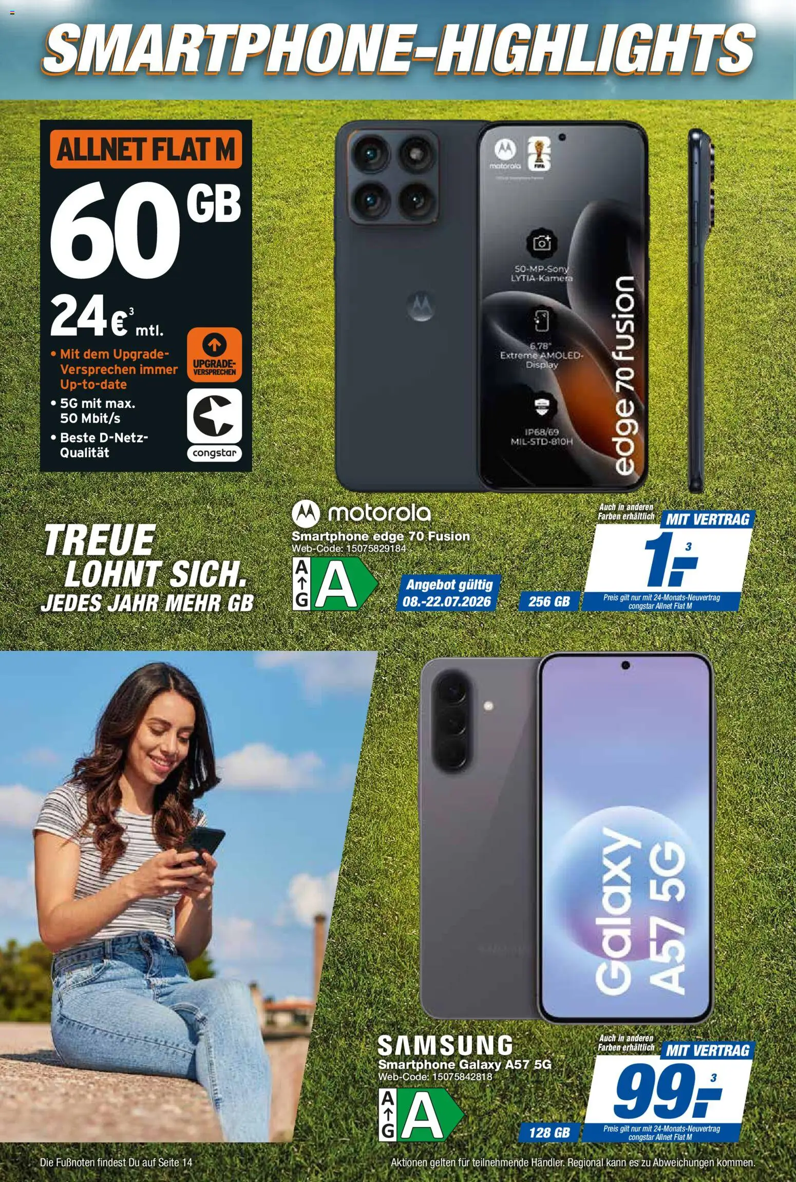 Expert Smarthphone Highlights im Juli – gültig ab 01.07.2026 | Seite: 10 | Produkte: Kamera, Samsung, Smartphone