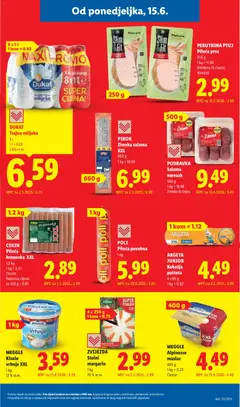 MEGGLE Kiselo vrhnje XXL, 1 kg - Pregled kataloga iz trgovine Lidl, vrijedi od 15.06.2026 | Stranica: 7
