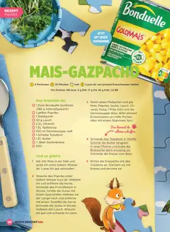 Frisch Gekocht Kids Magazin - amely érvényes a következő dátumtól: 2026.06.01. | Oldal: 28 | Termékek: Vitamin, Paprika, Bonduelle, Só