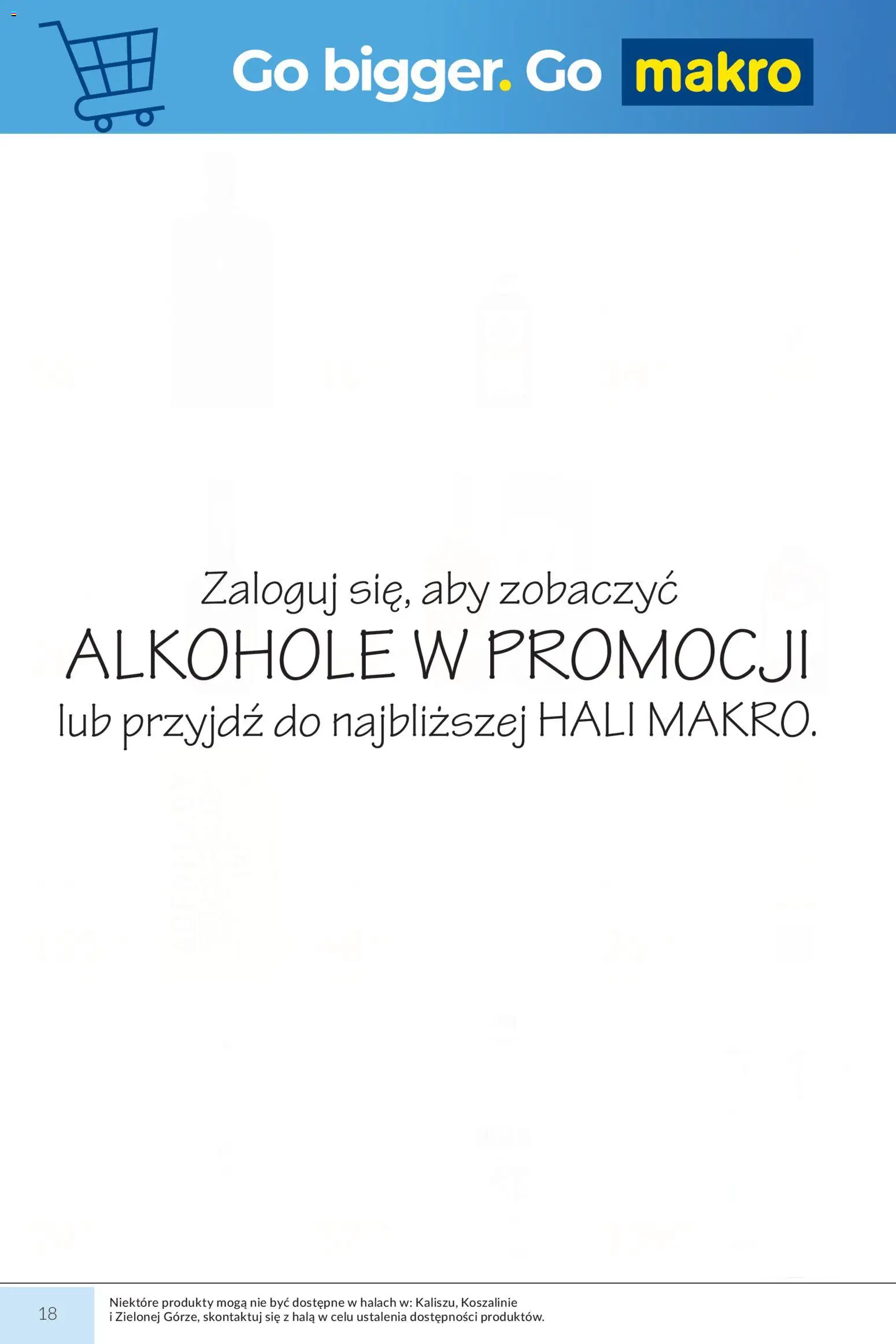Makro gazetka od 29.09.2026 | Strona: 18 | Produkty: Alkohole