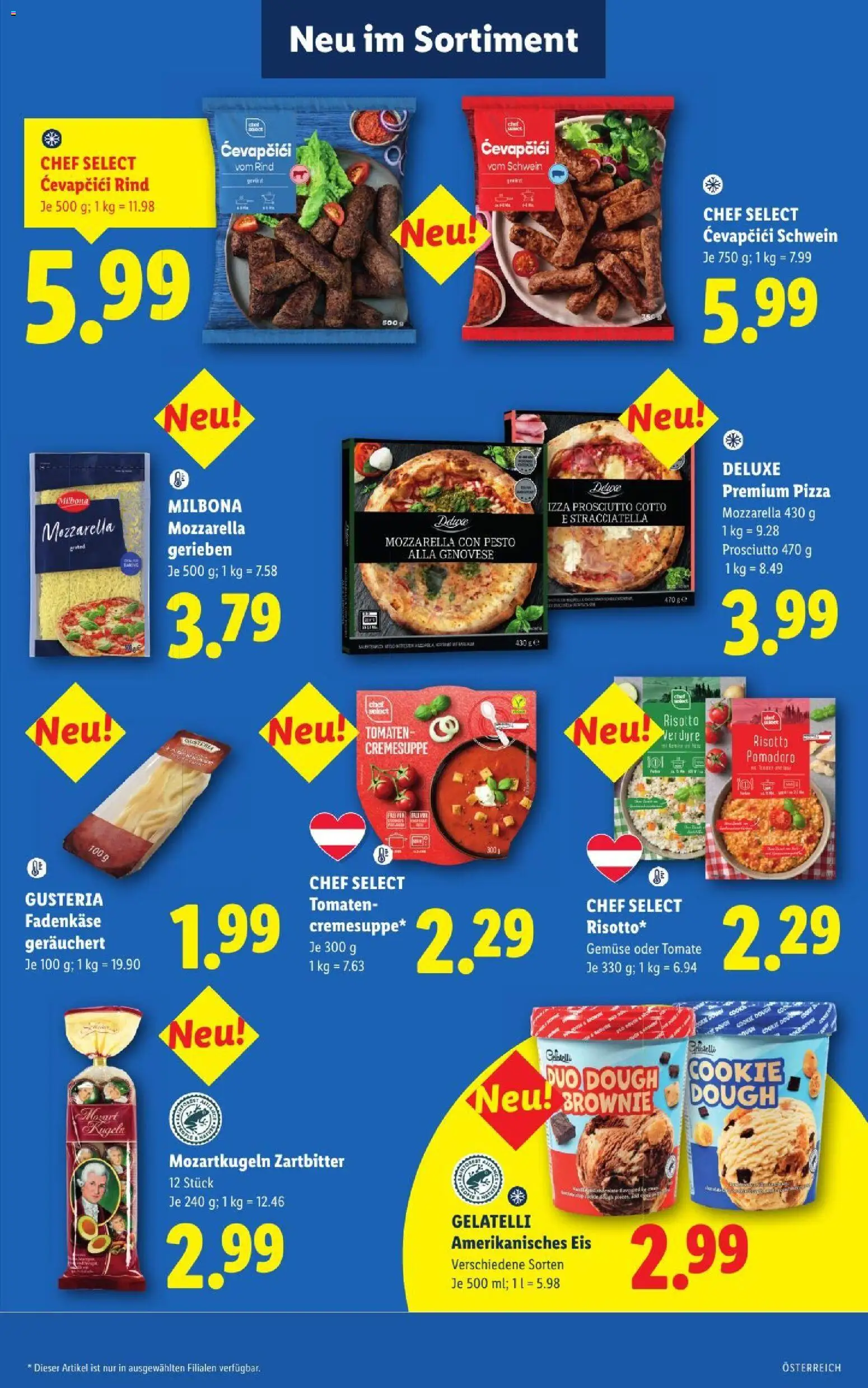 Lidl - Flugblatt gültig ab 06.08.2026 | Seite: 48 | Produkte: Eis, Gemüse, Pizza, Tomaten