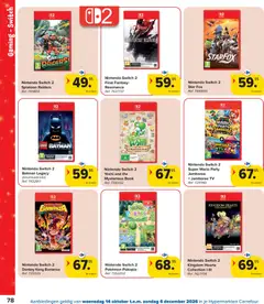Carrefour Hypermarkten Speelgoedcatalogus - Voorbeeld van een folder van Carrefour, geldig van 14/10/2026 | Pagina: 78 | Producten: Tv, Video, LEGO