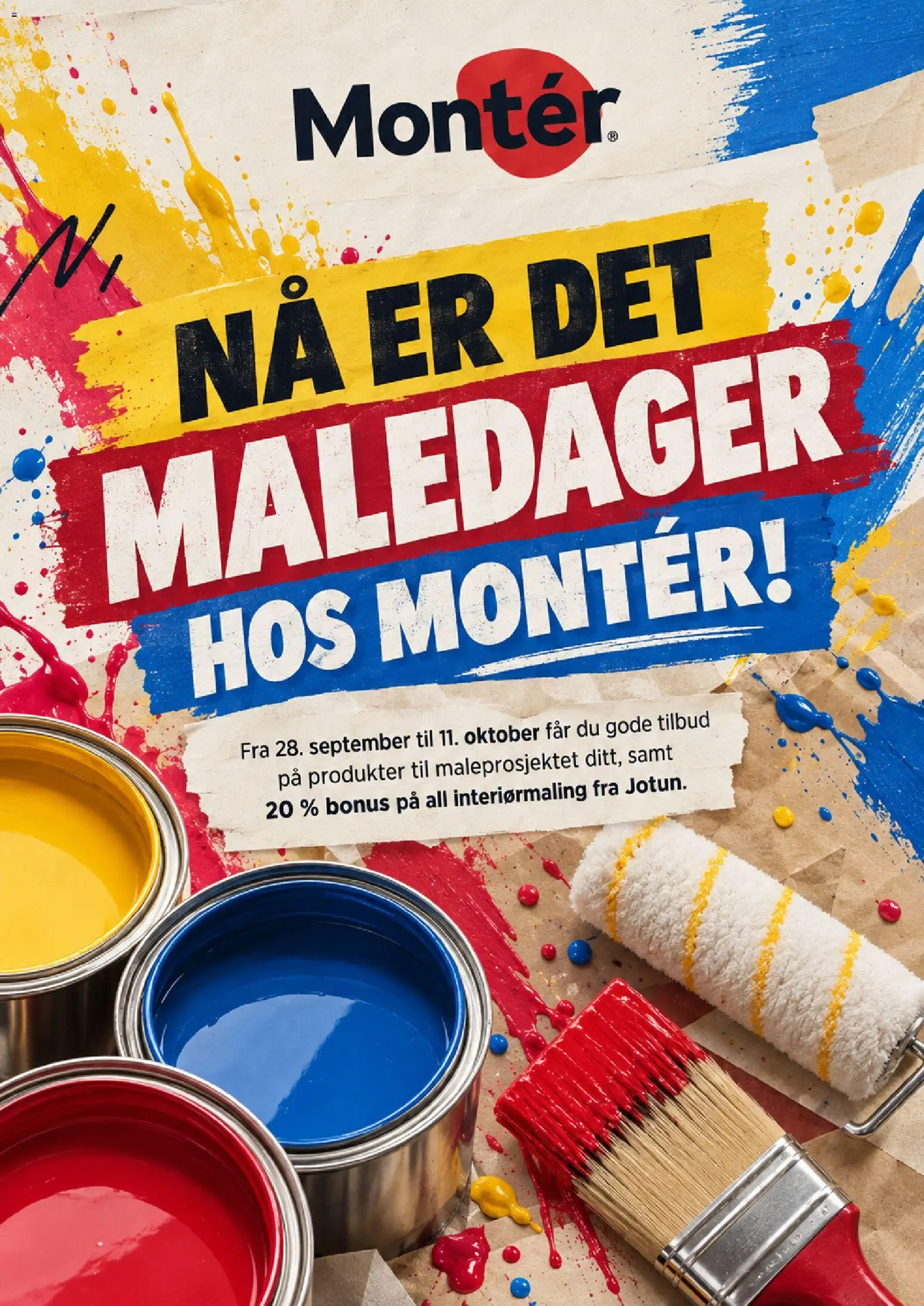 Monter Montér kundeavis Tirsdag 6 Oktober