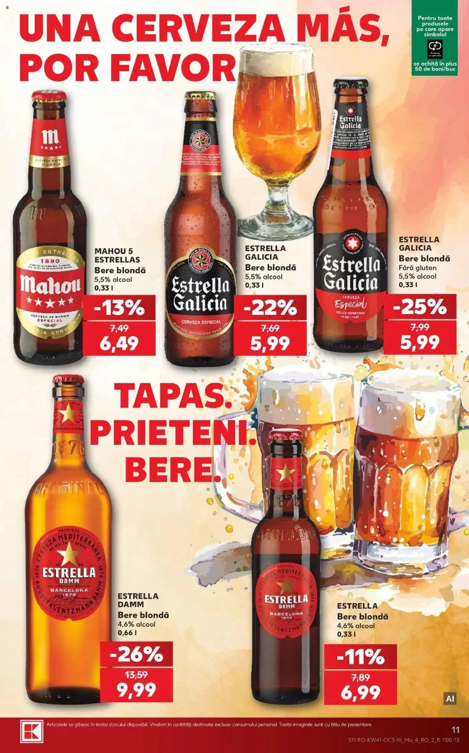 Kaufland Comarnic 07.10.2026 - Revista si Oferta | Pagină: 11 | Produse: Bere, Plus