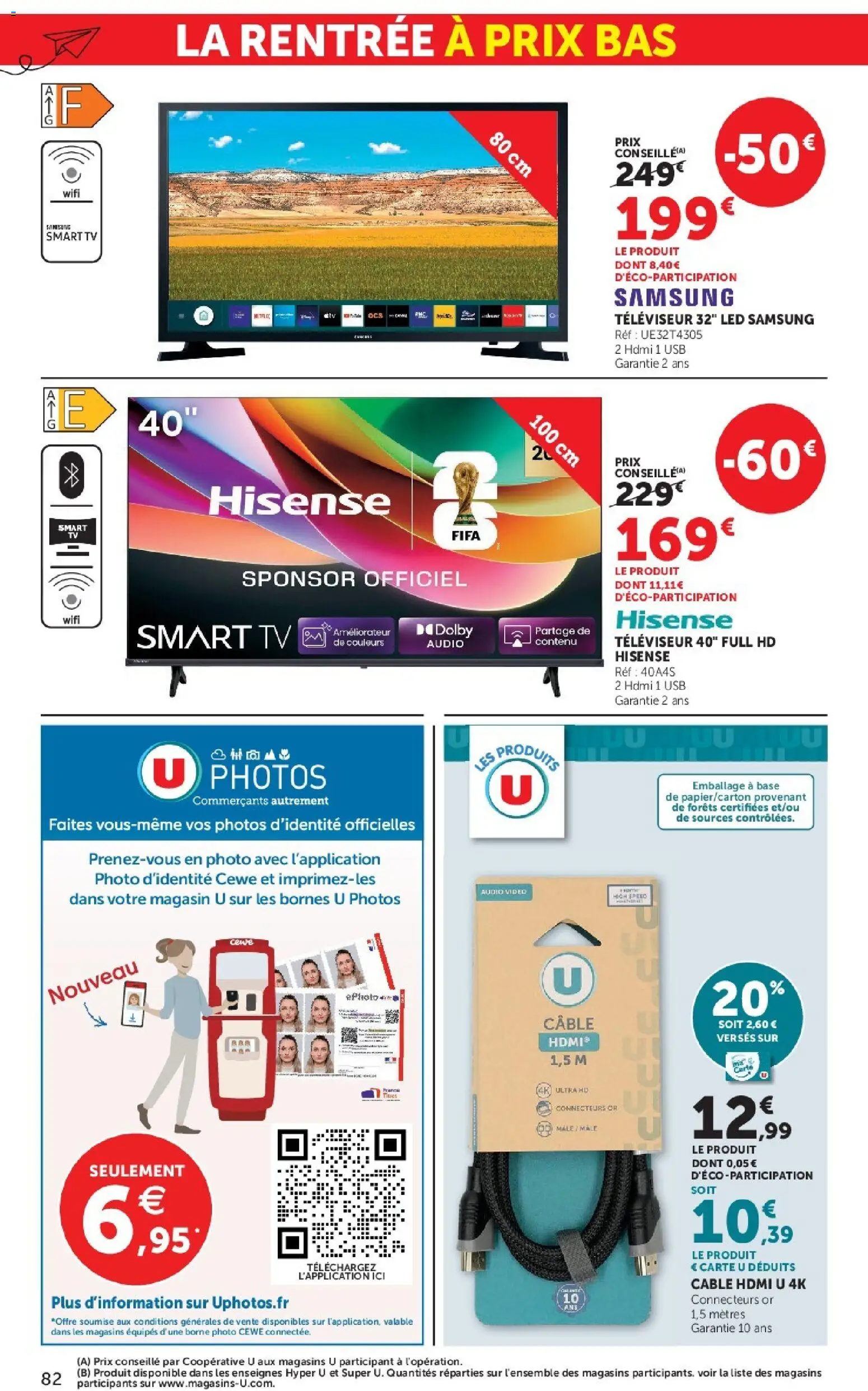 {H1} | Page: 82 | Produits: Audio, Base, Televiseur, Smart TV