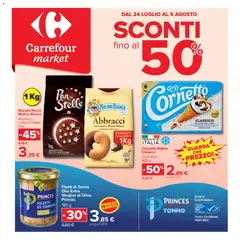 Anteprima del volantino Carrefour volantino Market valido a partire dal 24/07/2026
