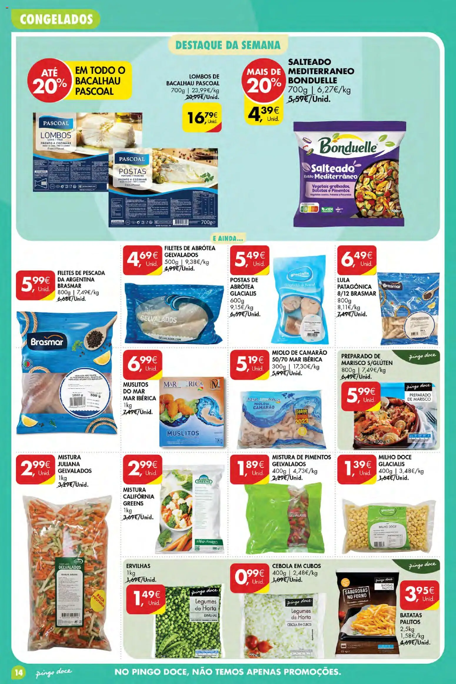 Pingo Doce folheto Poupe Esta Semana Açores │ válido de 01/10/2026 | Página: 14 | Produtos: Forno, Batatas, Camarão, Cebola