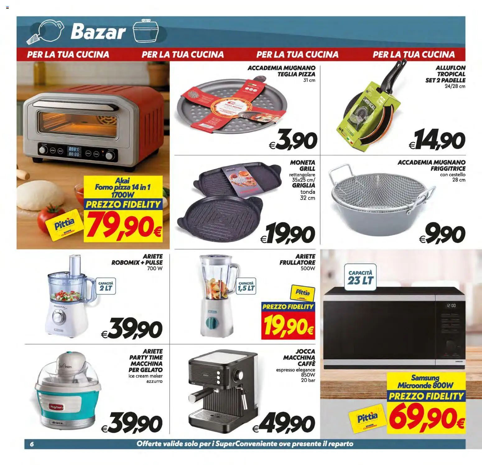Volantino SuperConveniente del 31/07/2026 | Pagina: 30 | Prodotti: Caffè, Frullatore, Griglia, Friggitrice