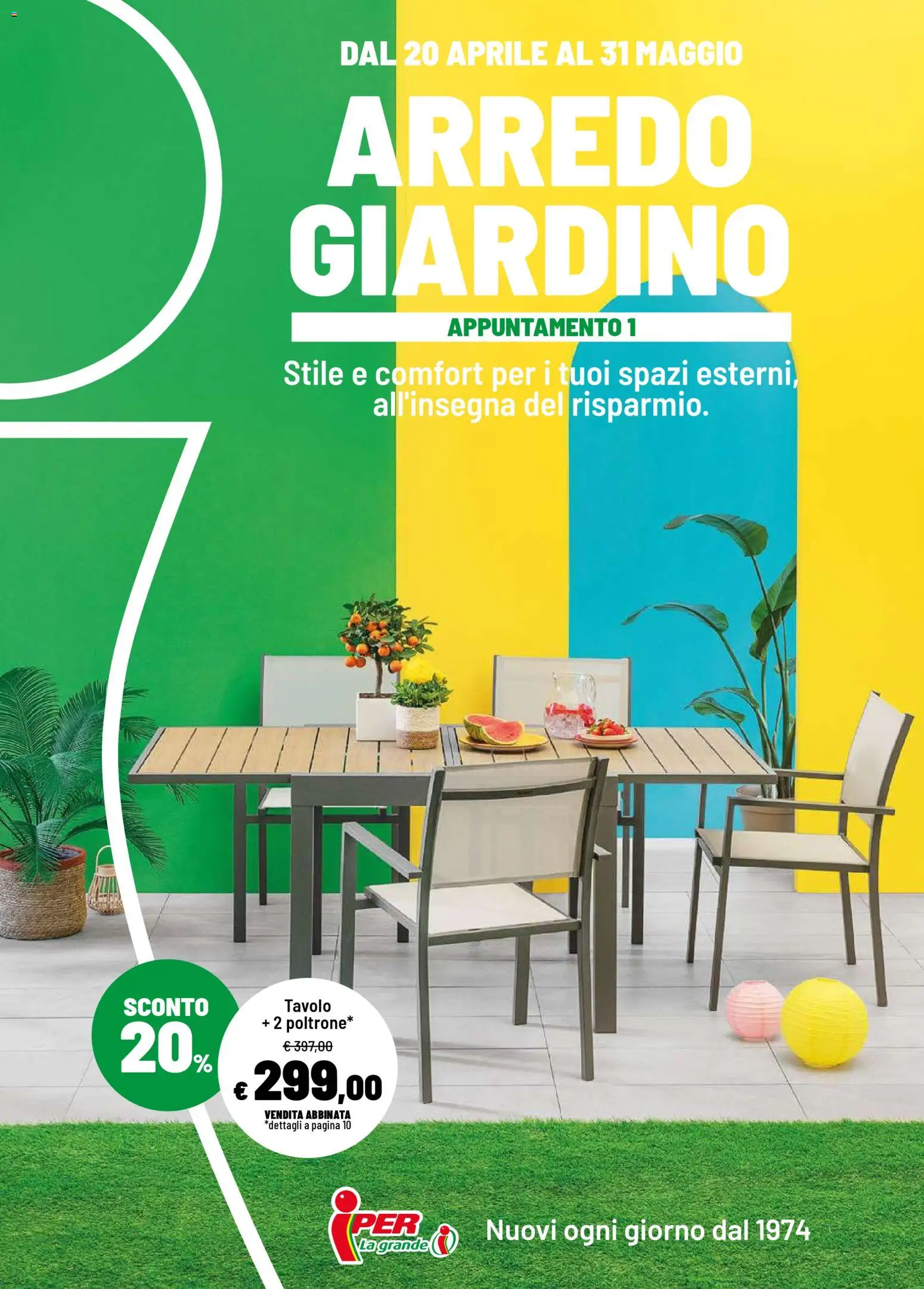 Volantino Iper del 20.04.2026 | Pagina: 1 | Prodotti: Tavolo