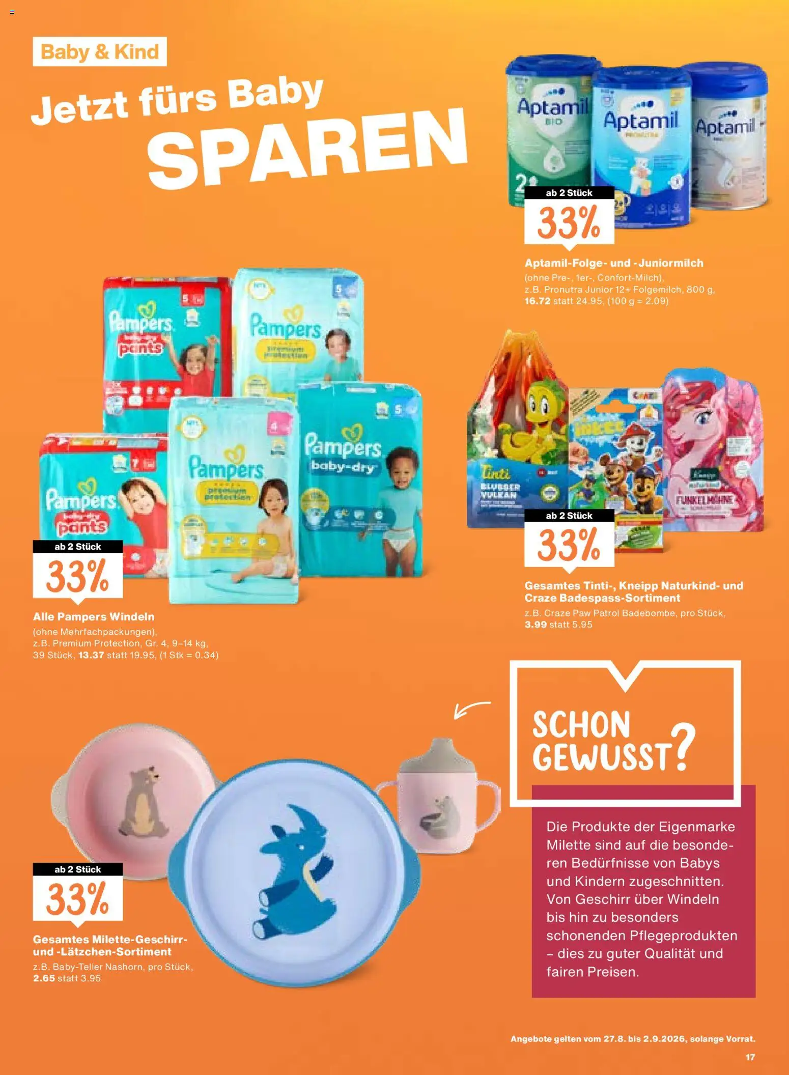 Migros aktionen – gültig ab 27.08.2026 | Seite: 17