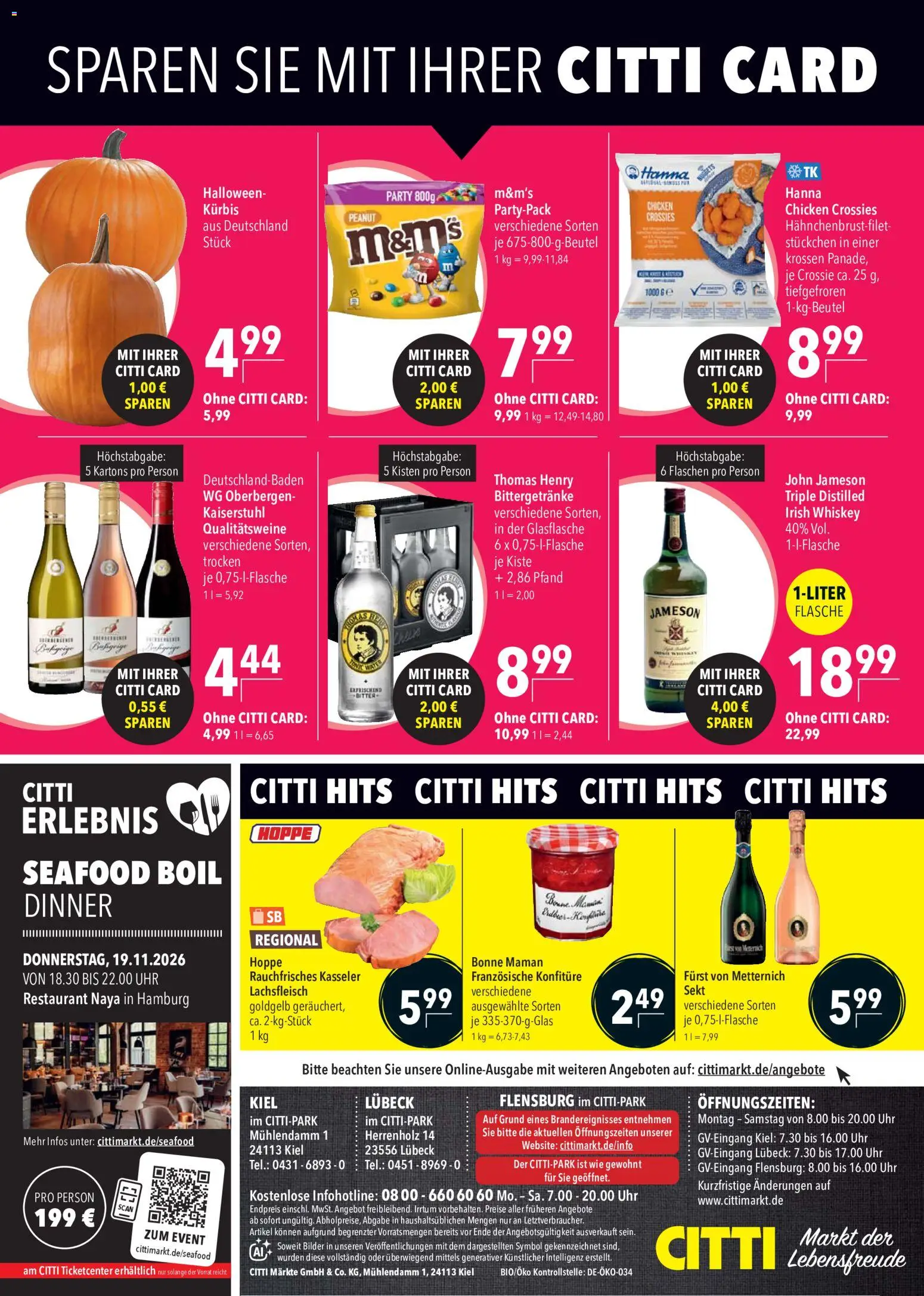 CITTI Markt Prospekt – gültig ab 21.10.2026 | Seite: 18 | Produkte: Furst von metternich, Jameson, Kürbis, Bonne maman