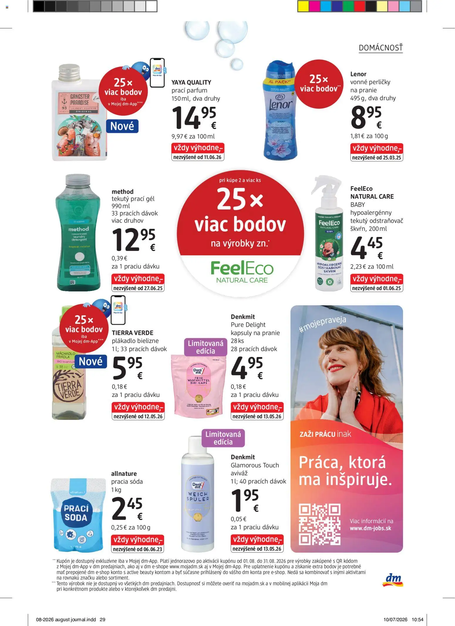 Nové dm drogerie akcie – leták je platný od 01.08.2026 | Strana: 29