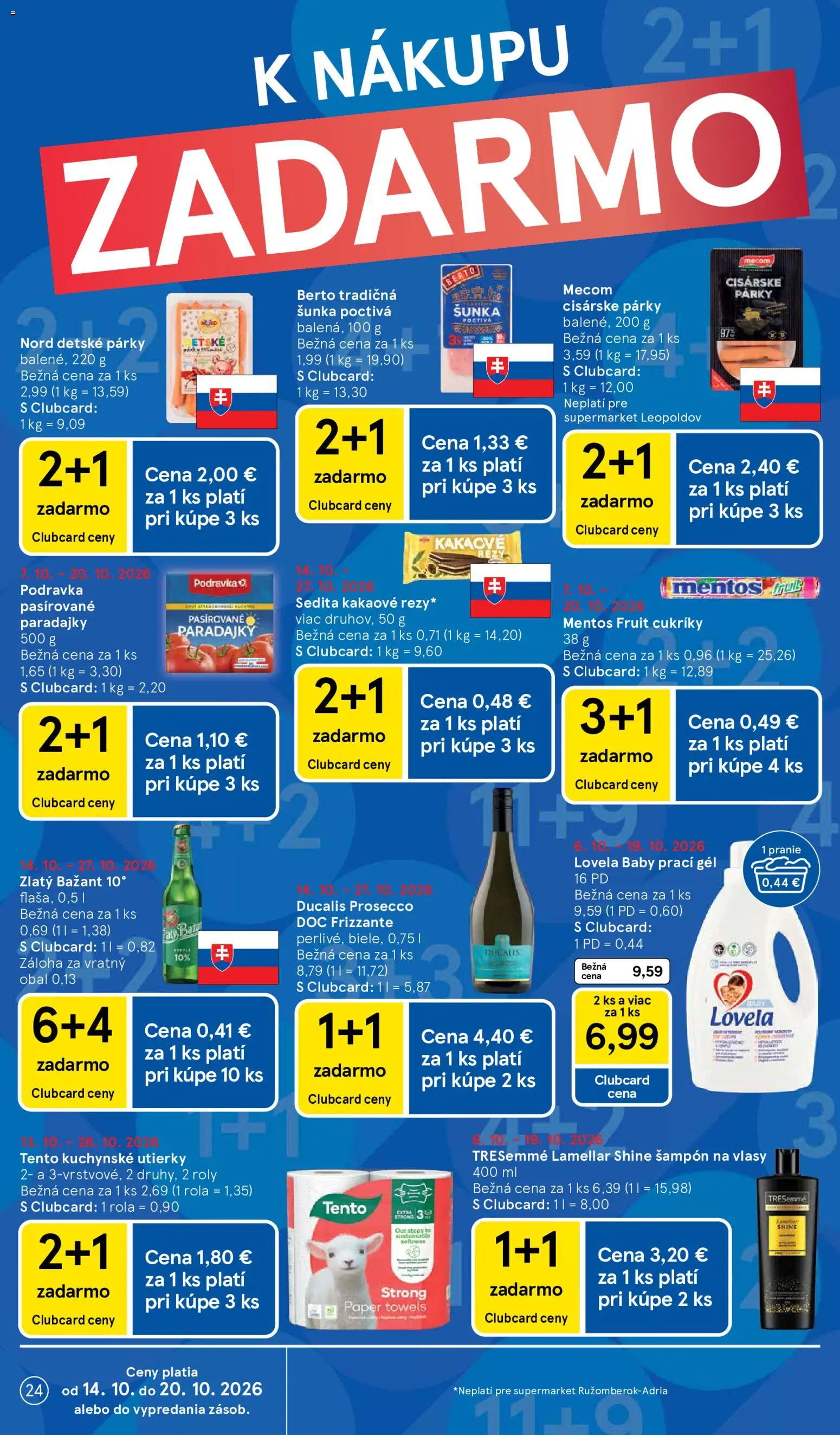 Nové Tesco akcie – leták je platný od 14.10.2026 | Strana: 24