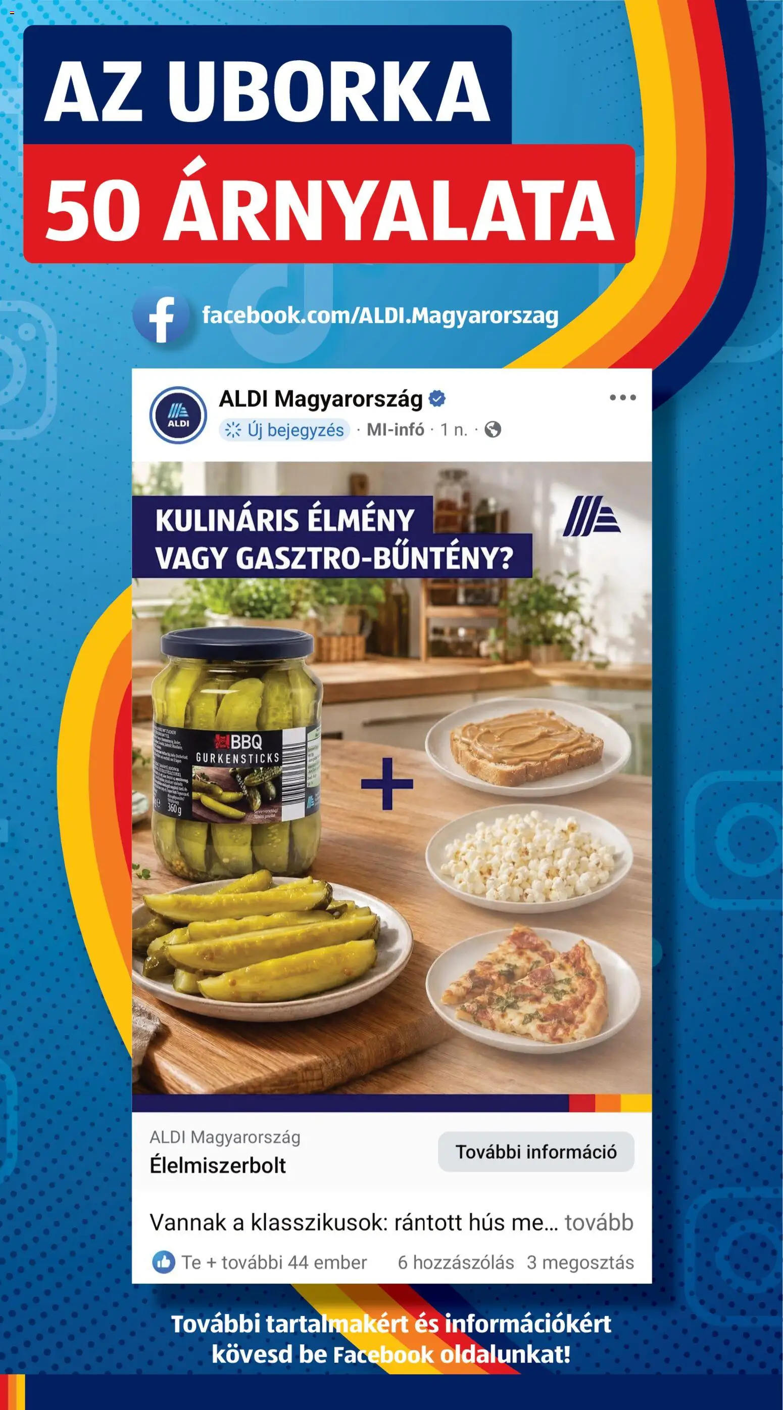Aldi akciós ujság - amely érvényes a következő dátumtól: 04.06.2026 | Oldal: 22 | Termékek: Hús, Uborka