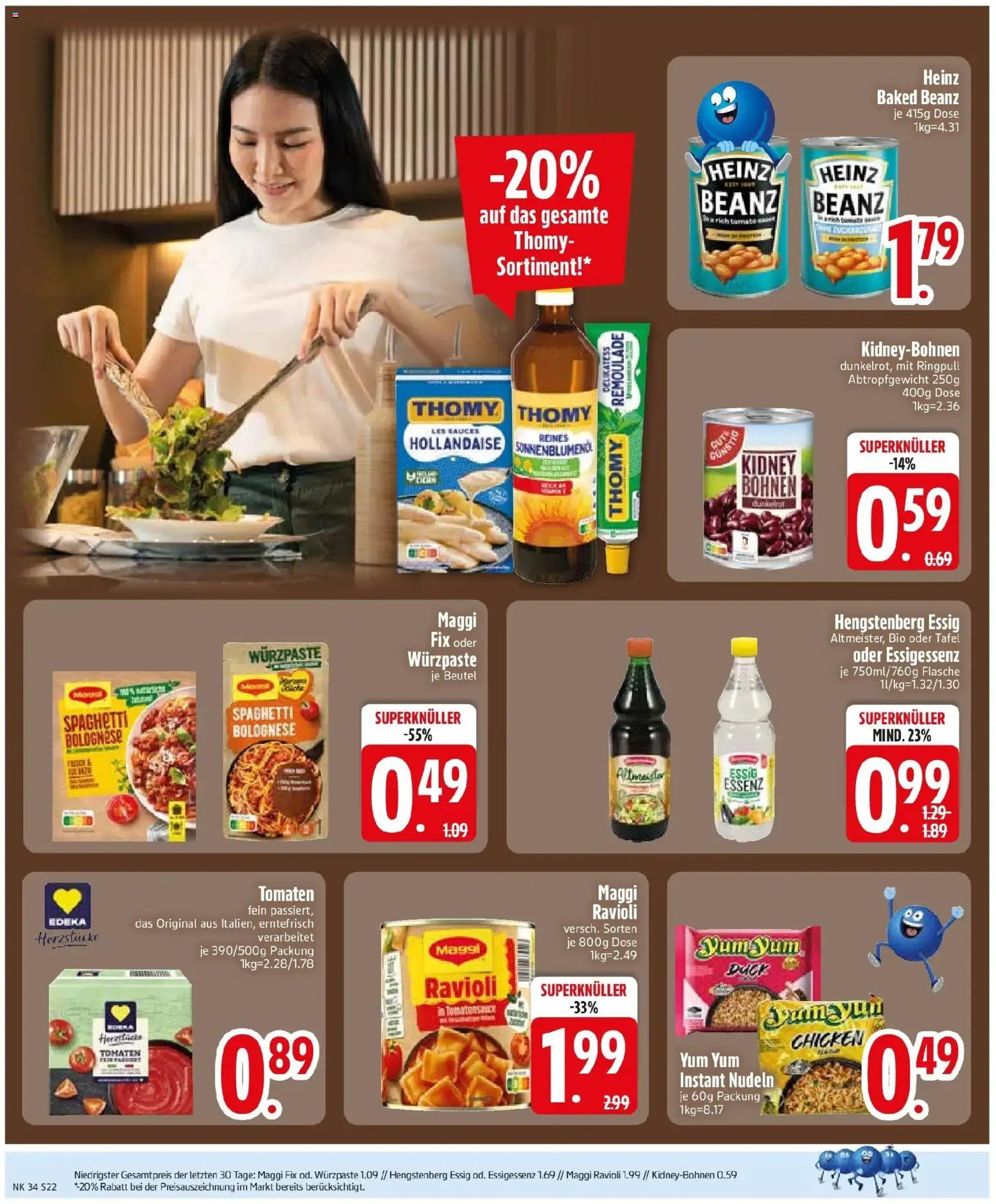 Edeka Prospekt Königsmoos – gültig ab 17.08.2026 | Seite: 24 | Produkte: Maggi, Essig, Spaghetti, Nudeln