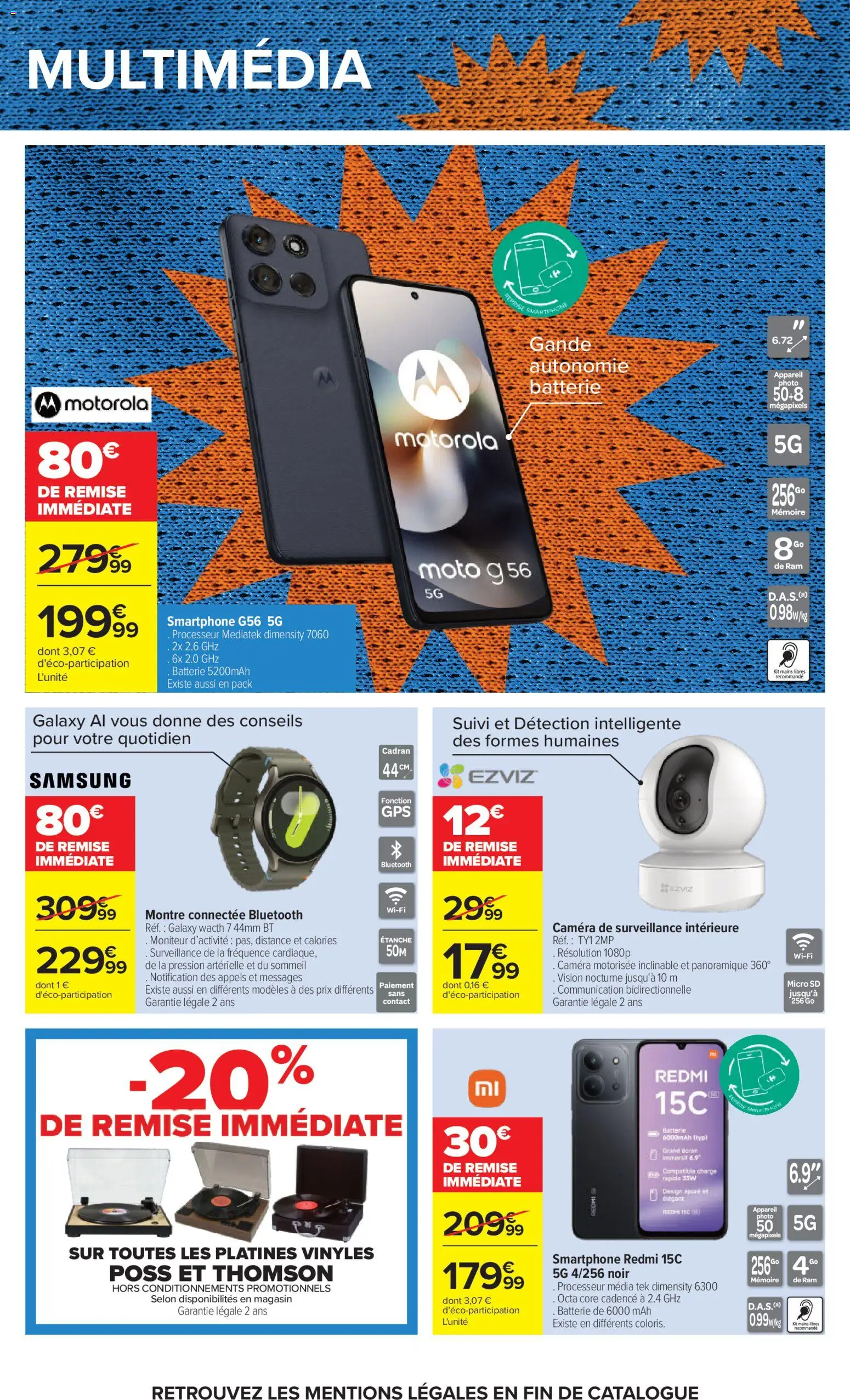 {H1} | Page: 102 | Produits: Montre, Moniteur, Batterie, Camera de surveillance