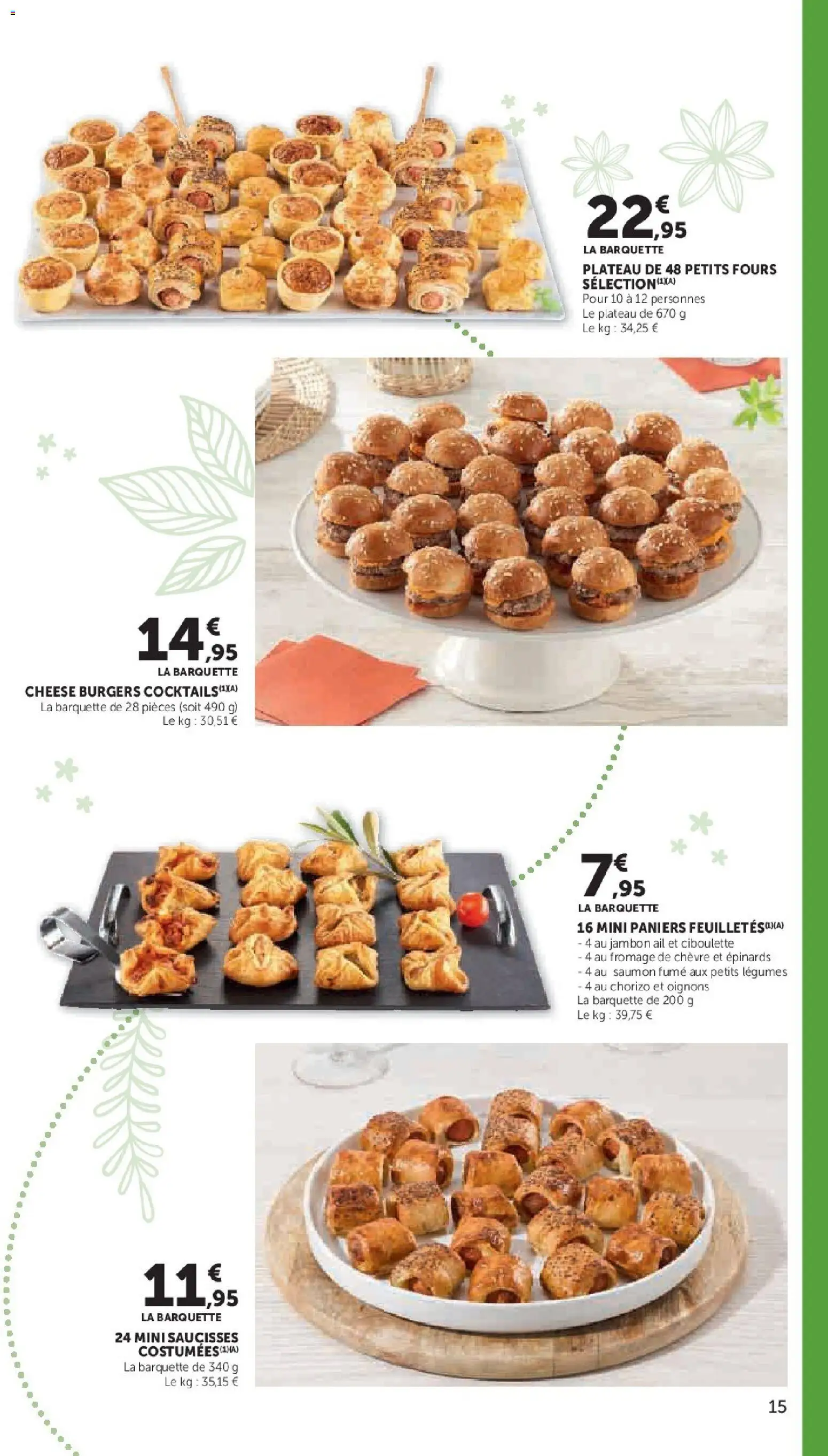 {H1} | Page: 15 | Produits: Plateau, Ail, Fromage de chèvre, Fromage