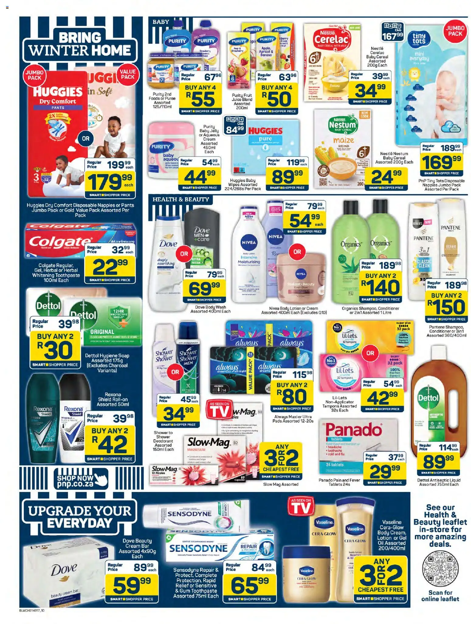 New Pick n Pay catalogue – valid from 25.05.2026 | Page: 10 | Products: Pants, Bath, Oil, Nappies