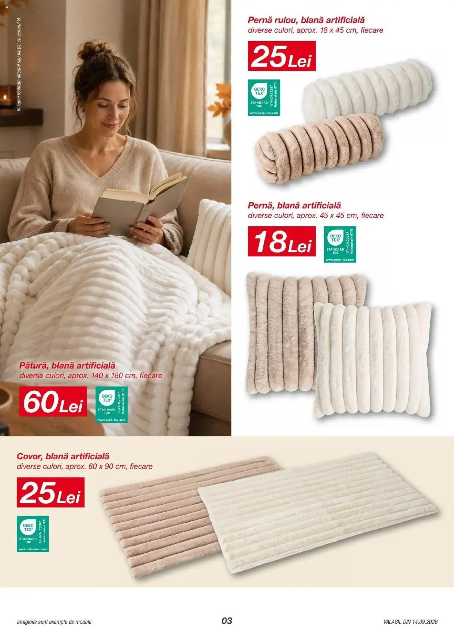 Kik catalog 11.09.2026 - Online magazin Romania | Pagină: 3 | Produse: Pernă